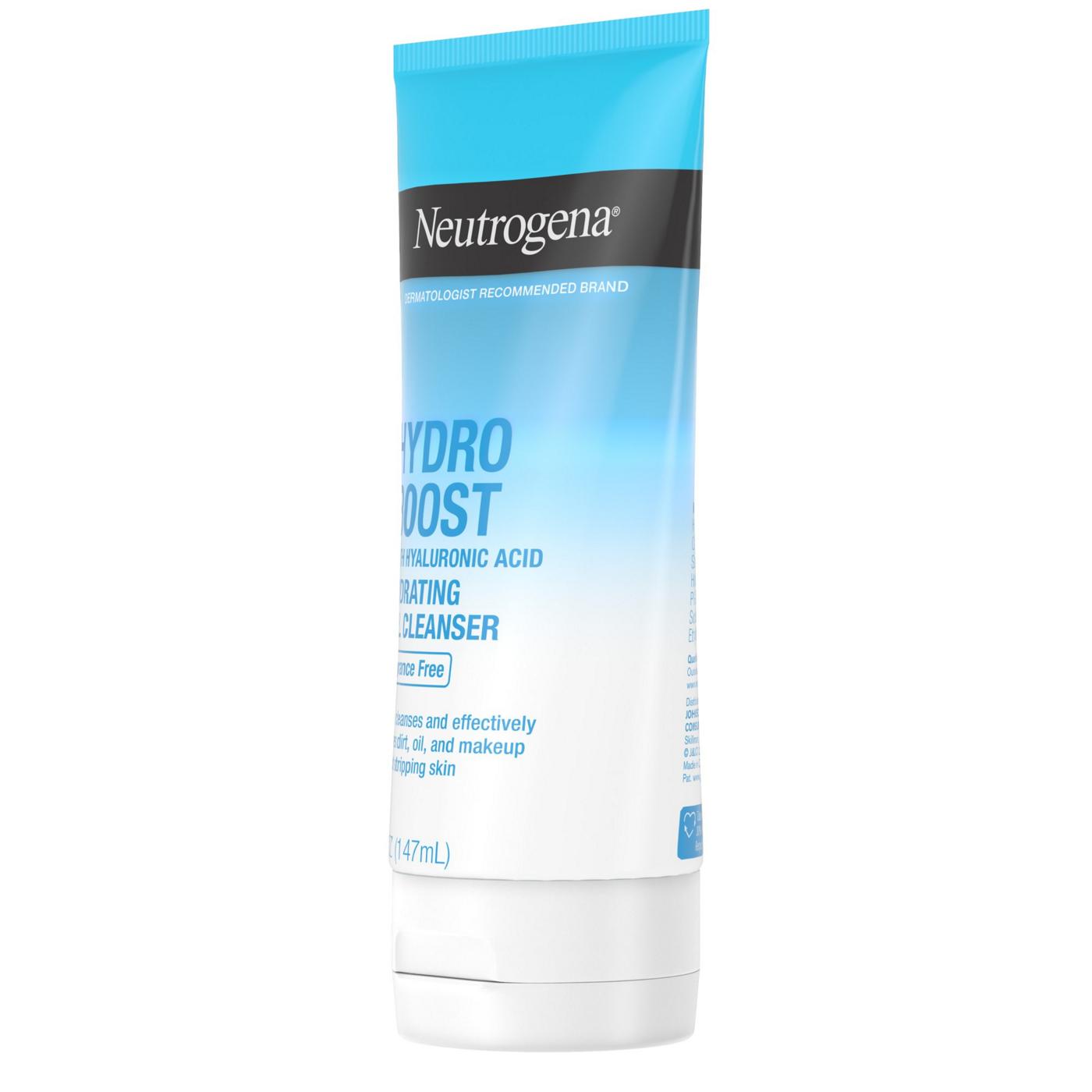 Neutrogena Hydro Boost Fragrance-Free Gel Facial Cleanser; image 2 of 6