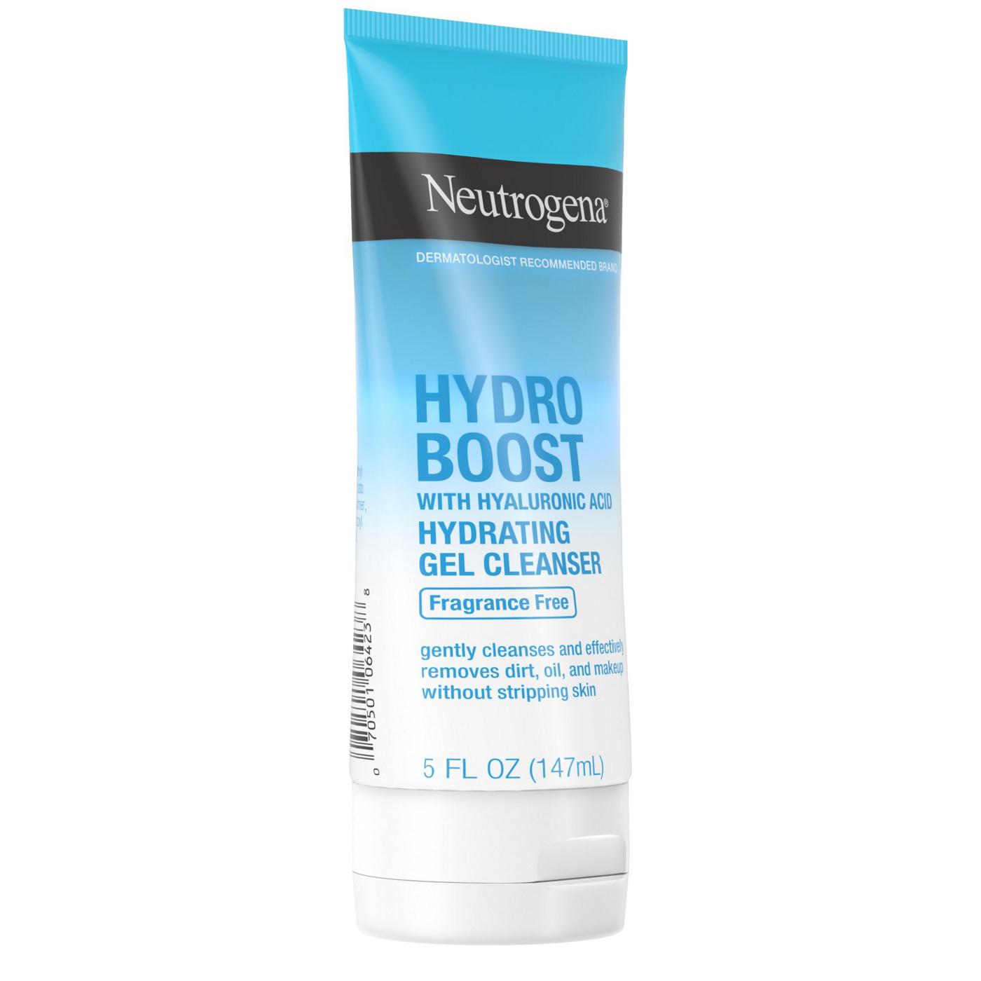 Neutrogena Hydro Boost Fragrance-Free Gel Facial Cleanser; image 4 of 7