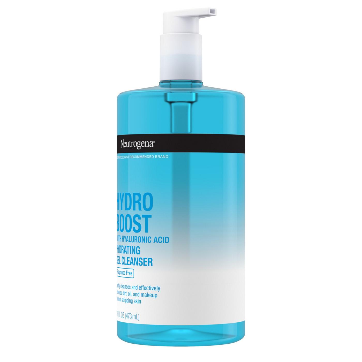 Neutrogena Hydro Boost Fragrance-Free Gel Facial Cleanser; image 2 of 4