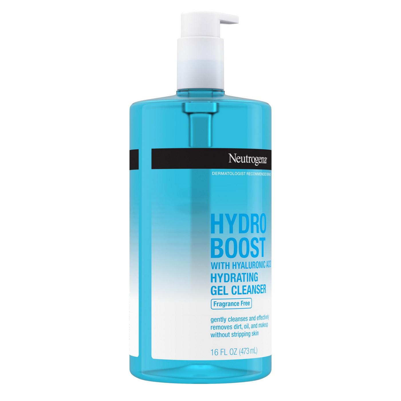 Neutrogena Hydro Boost Fragrance-Free Gel Facial Cleanser; image 3 of 4