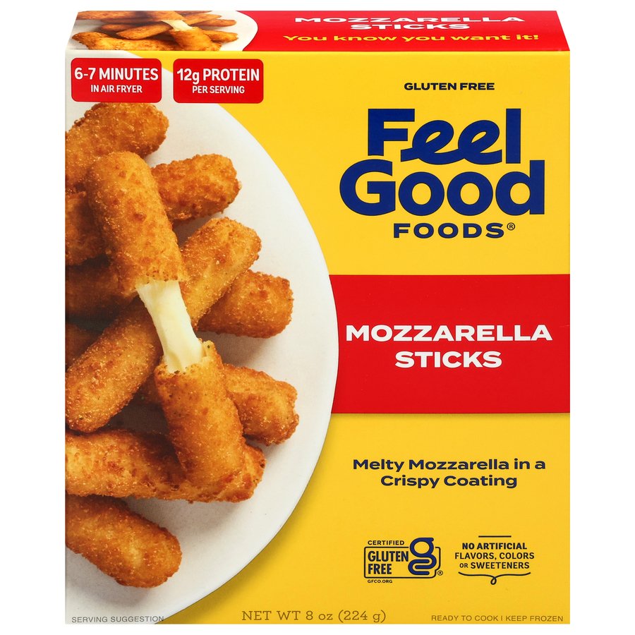 Feel Good Foods Gluten Free Mozzarella Sticks Shop Meals & Sides at HEB
