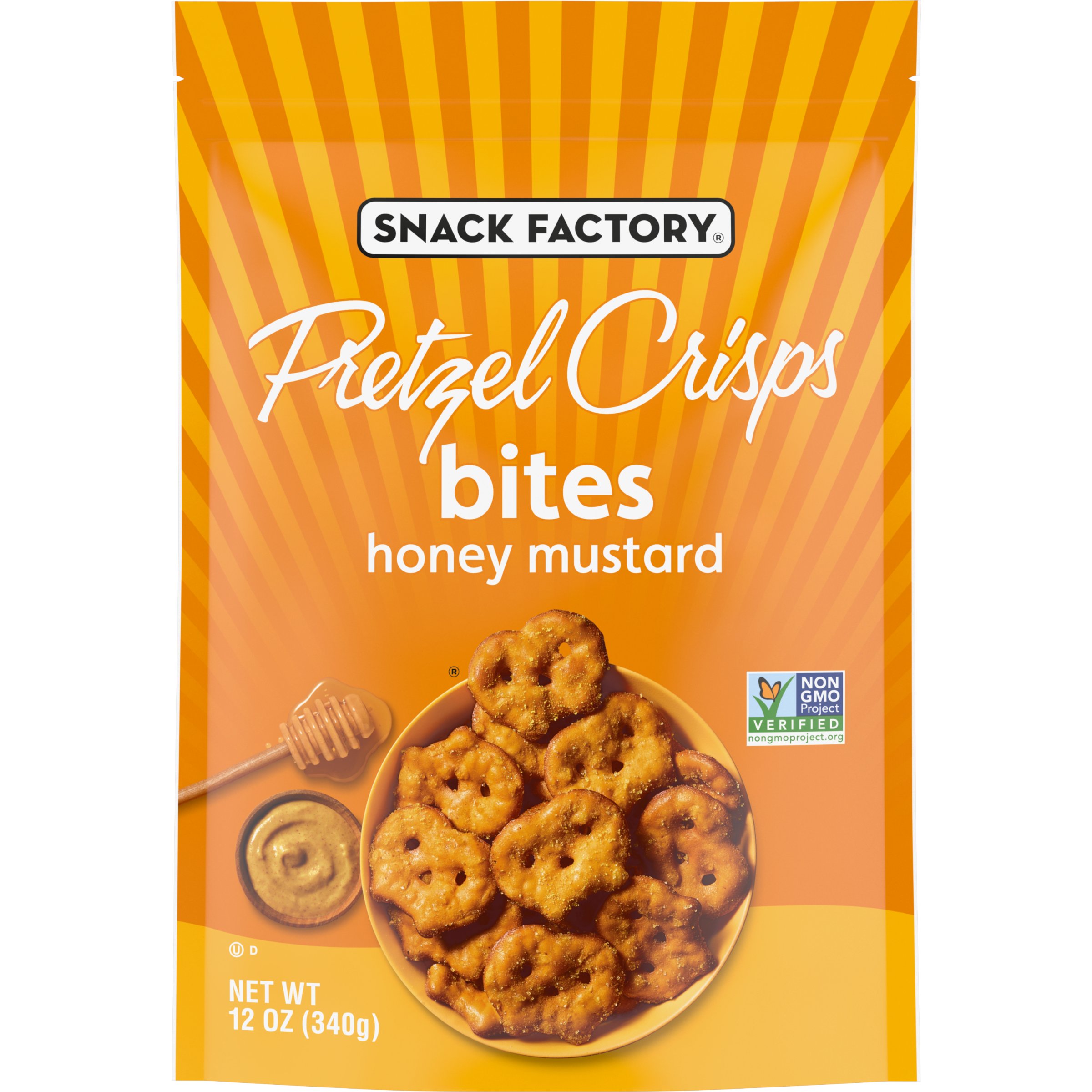 Snack Factory Honey Mustard Pretzel Crisps Bites Shop Chips at HEB