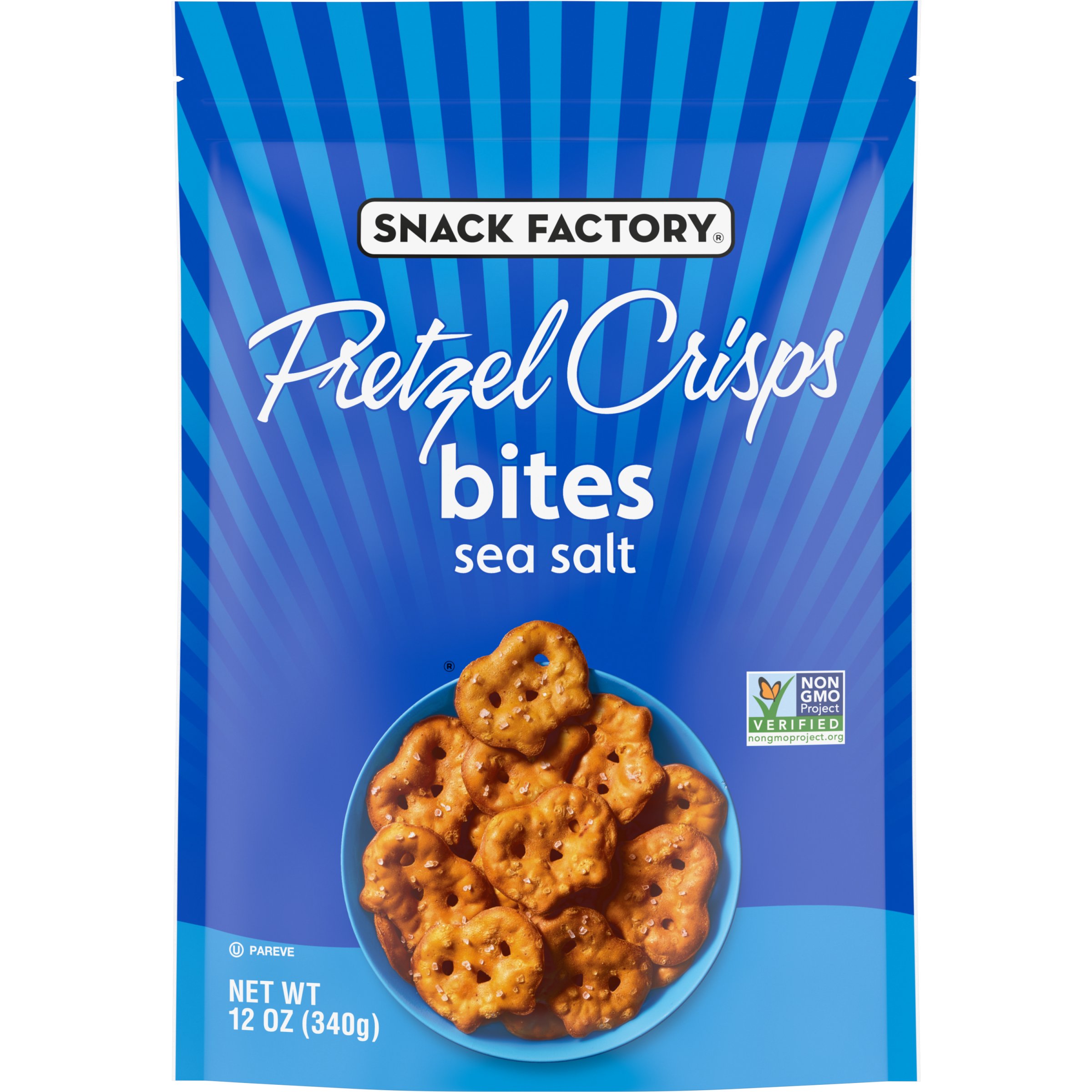 Snack Factory Sea Salt Pretzel Crisps Bites Shop Chips at HEB