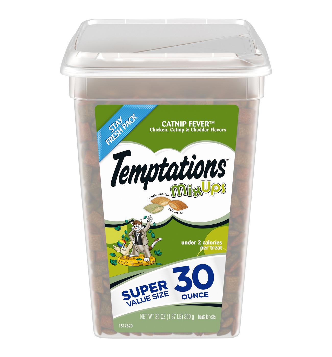 Temptations MixUps Crunchy and Soft Cat Treats Catnip Flavor; image 1 of 5