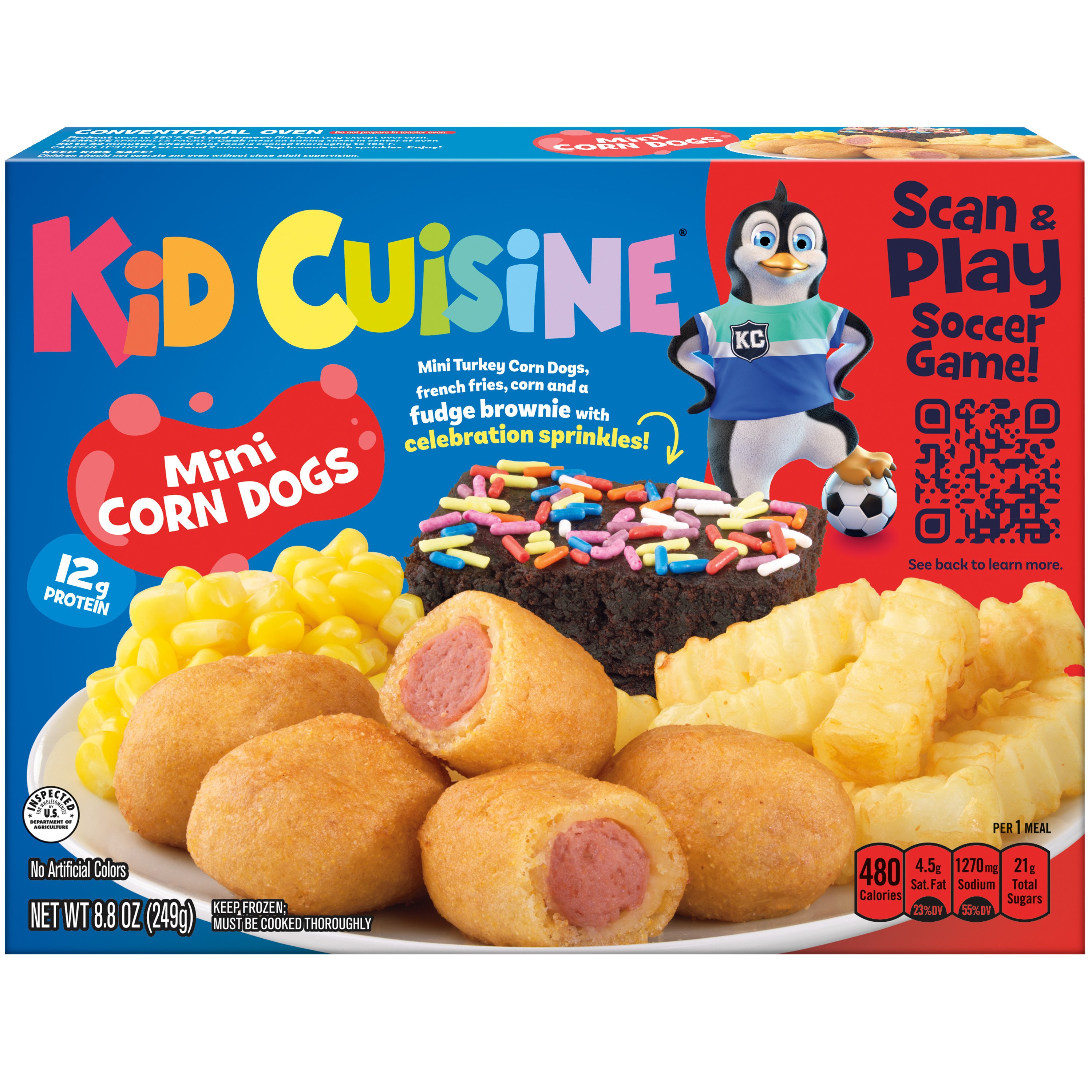 Kid Cuisine Mini Corn Dogs Frozen Meal - Shop Entrees & Sides at H-E-B