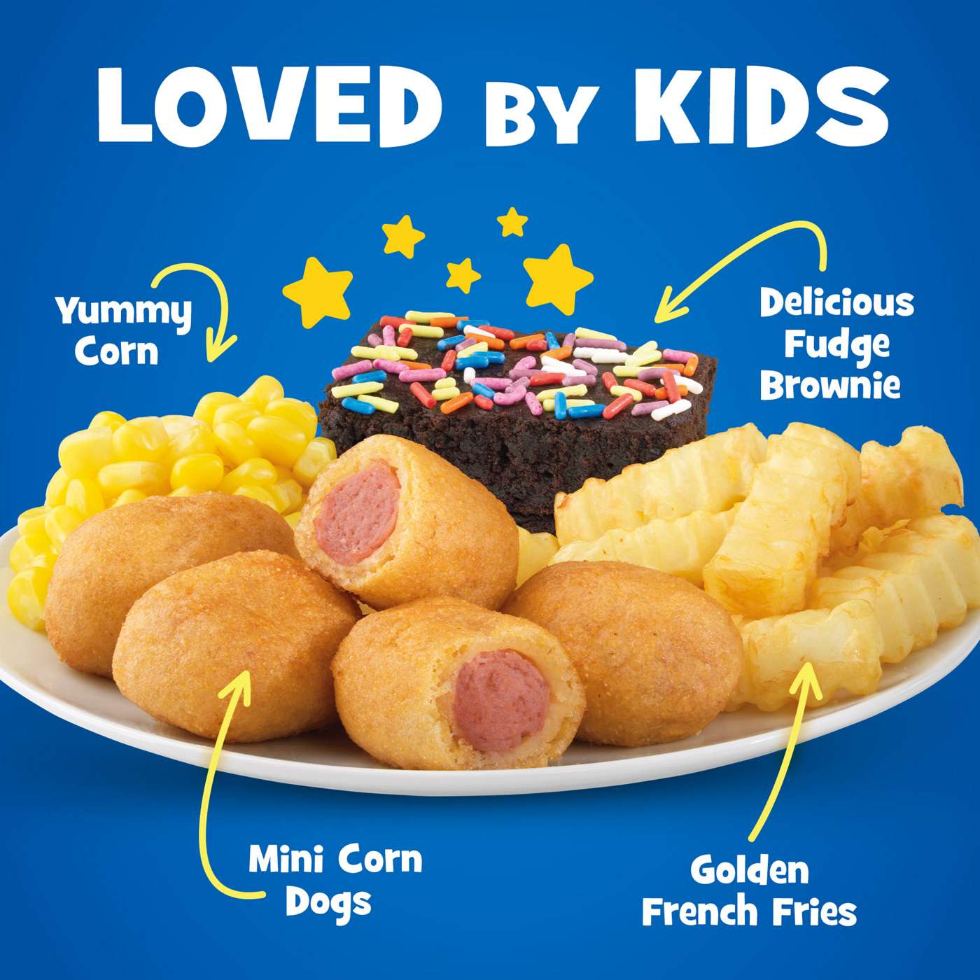 Kid Cuisine Mini Corn Dogs Frozen Meal Shop Entrees sides at H E B