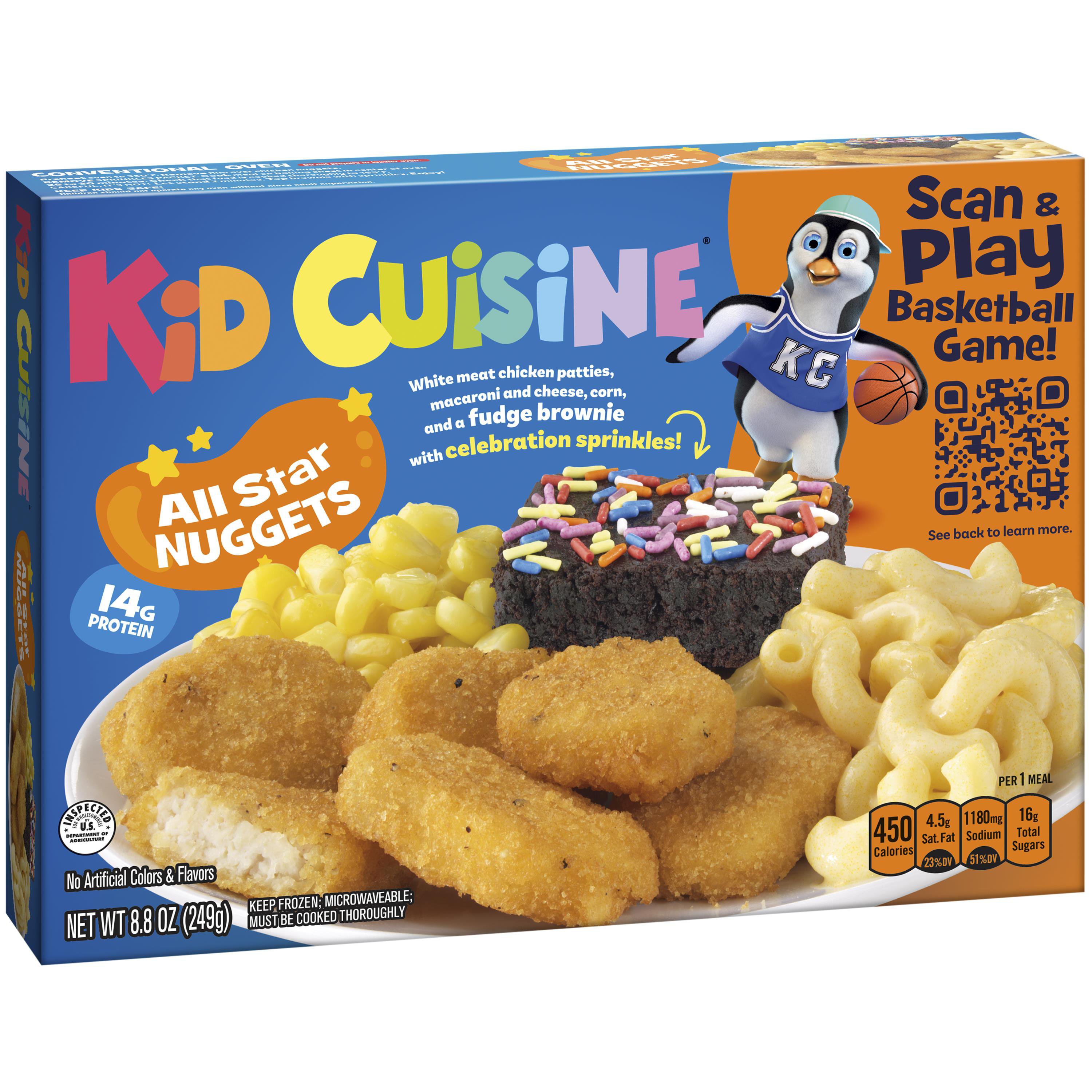 Kid Cuisine All Star Chicken Nuggets Frozen Meal - Shop Entrees & Sides at  H-E-B