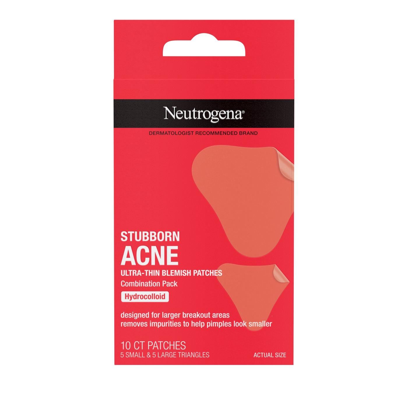 Neutrogena Stubborn Acne Hydrocolloid Blemish Patches; image 1 of 5