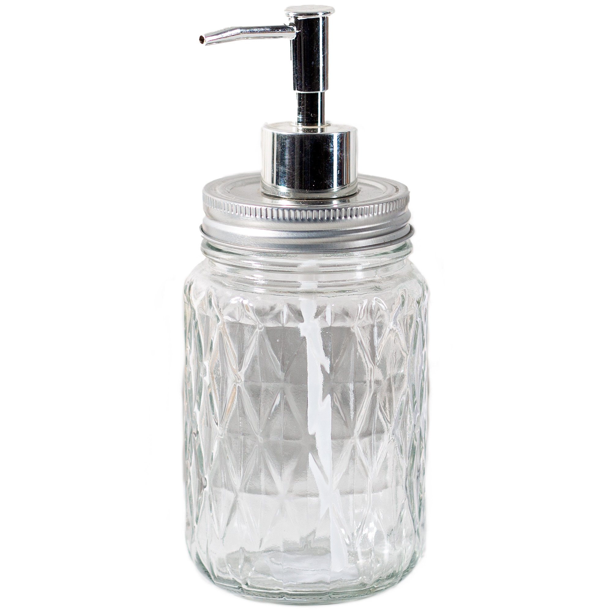 Home Essentials & Beyond Diamond Glass Lotion/Soap Pump Shop Soap