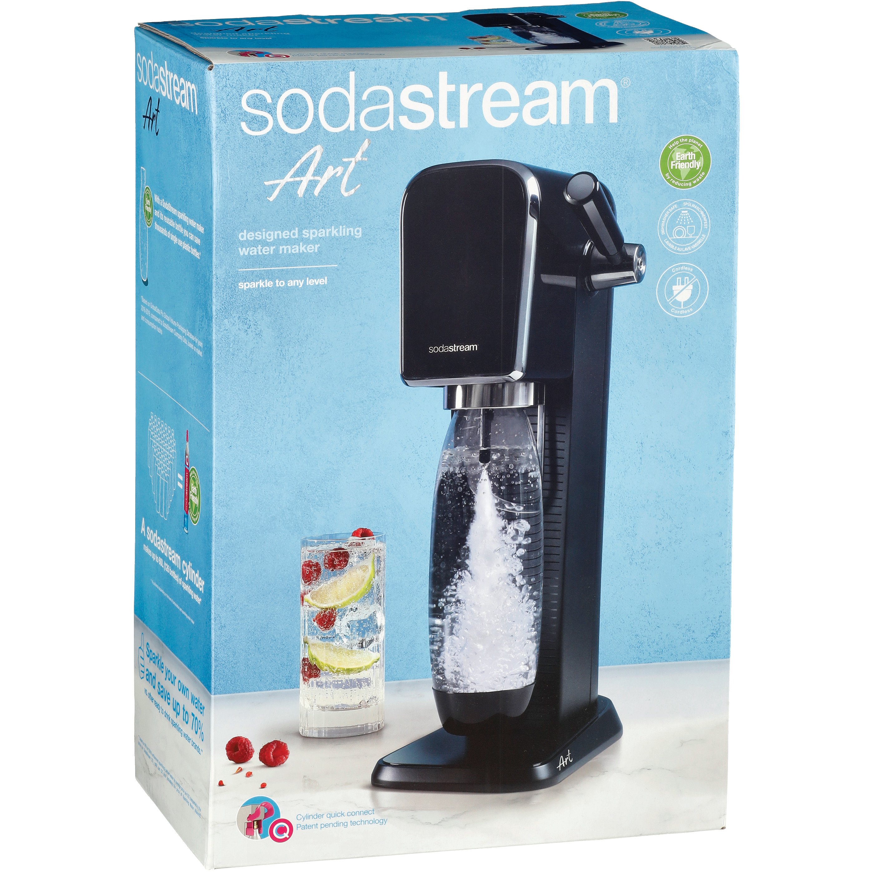 SodaStream Dishwasher-Safe Carbonating Bottles - Black - Shop Water Filters  at H-E-B