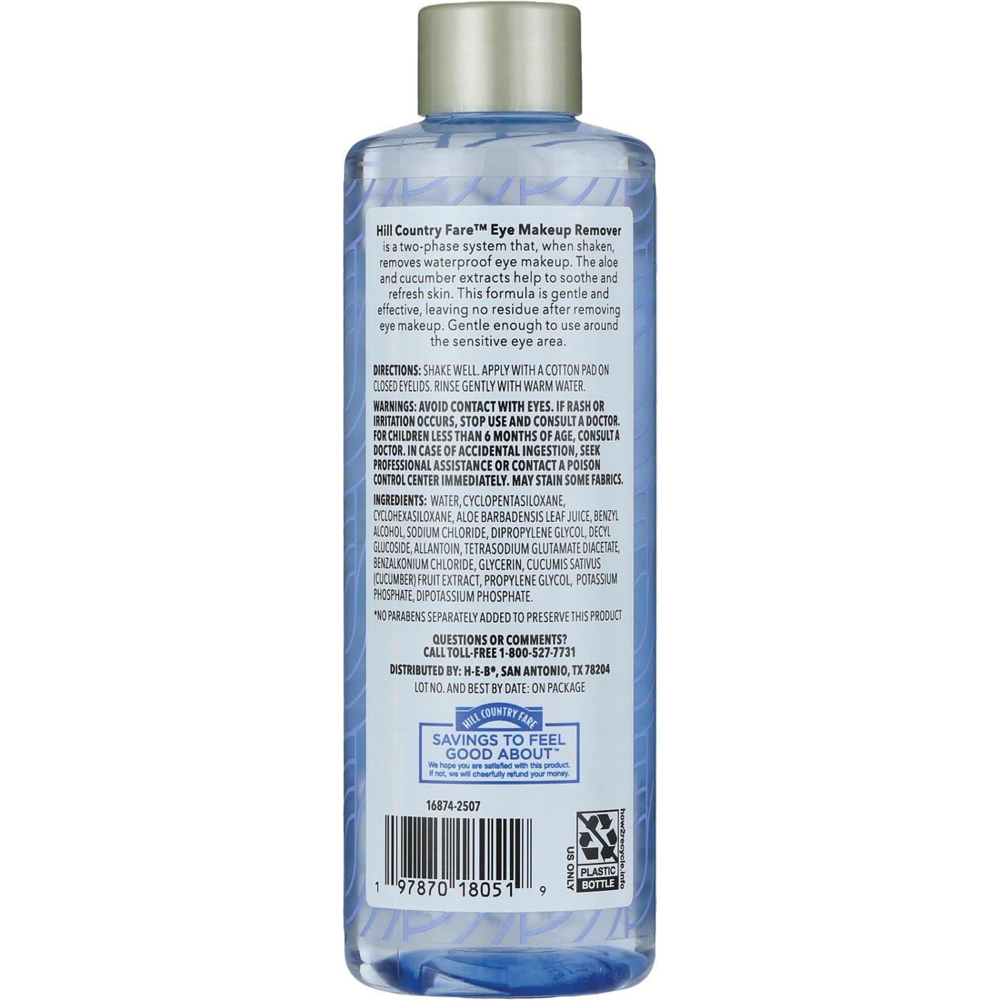 Hill Country Fare Waterproof Eye Makeup Remover; image 2 of 2