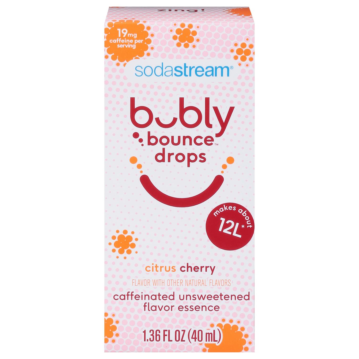 SodaStream Bubly Bounce Drops Citrus Cherry Shop Mixes & Flavor