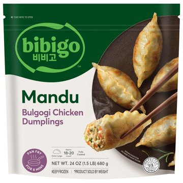 bibigo Frozen Mandu Bulgogi Chicken Dumplings, 24 oz