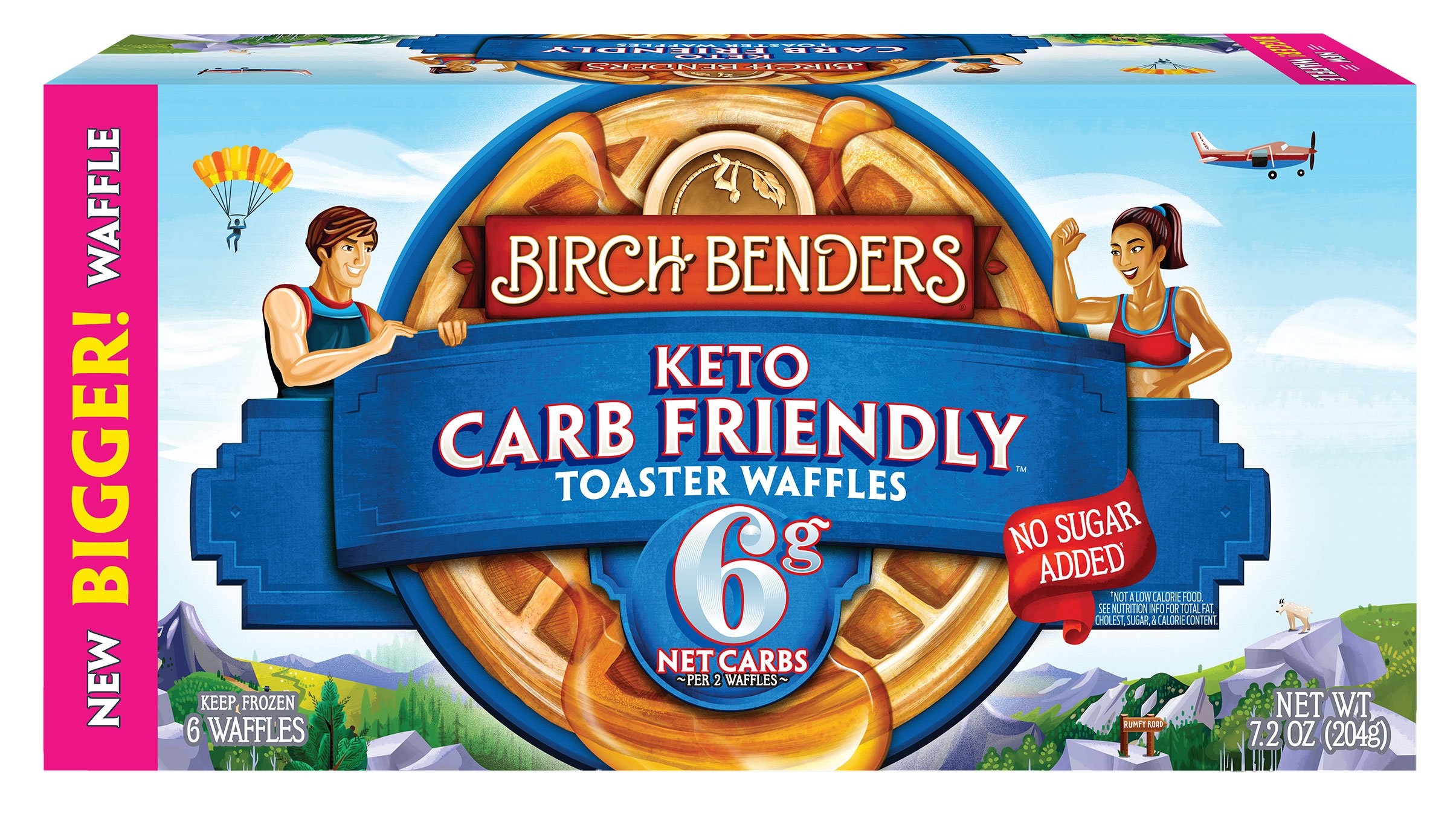 Birch Benders Keto Carb Friendly Toaster Waffles Shop Entrees & Sides