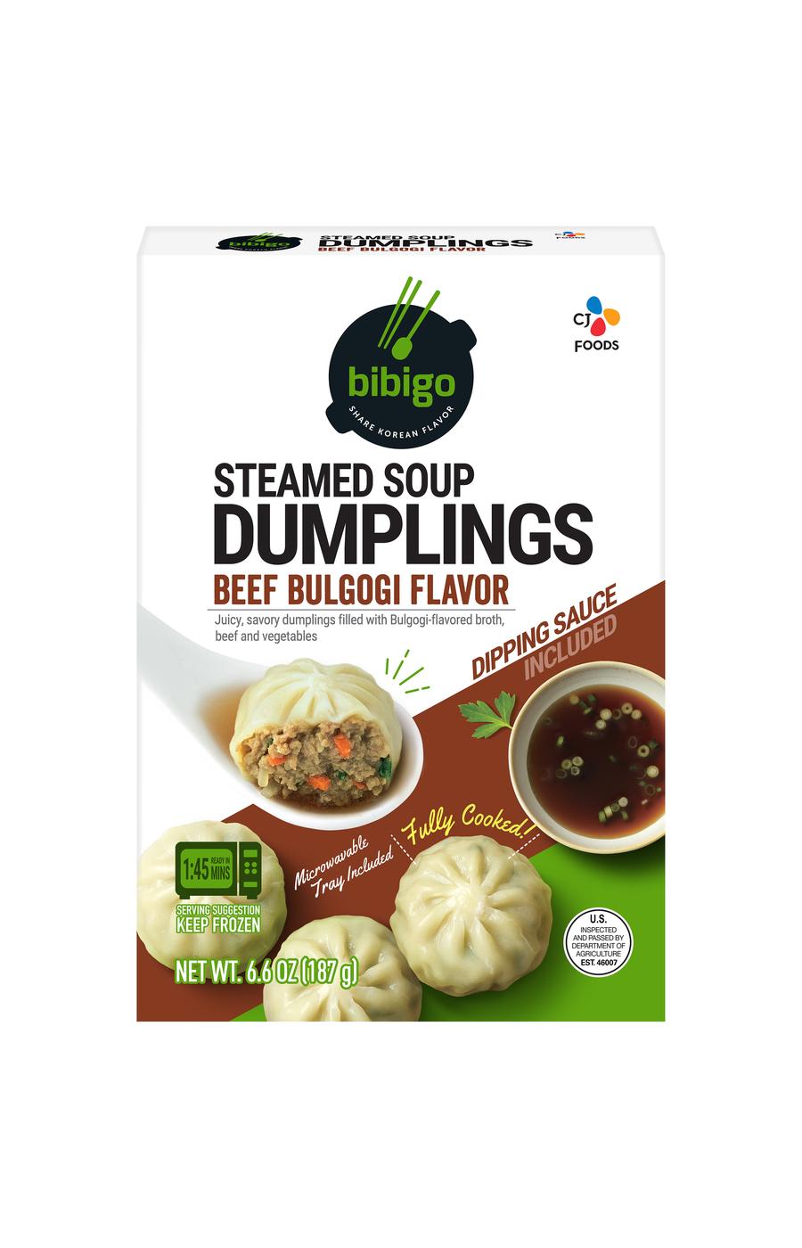 Bibigo Beef Bulgogi Steamed Soup Dumplings Shop Appetizers at HEB