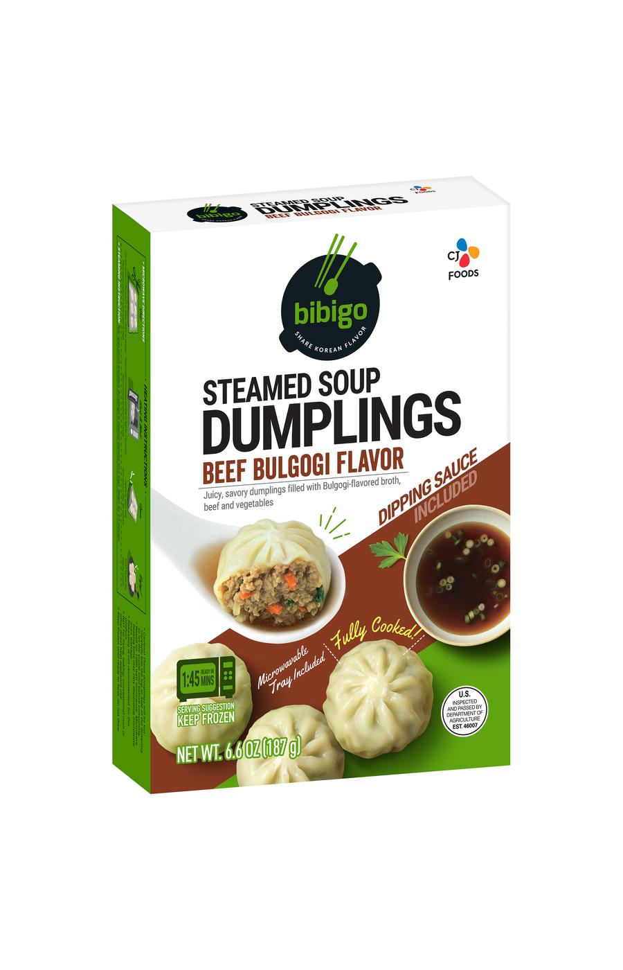 Bibigo Beef Bulgogi Steamed Soup Dumplings; image 4 of 4