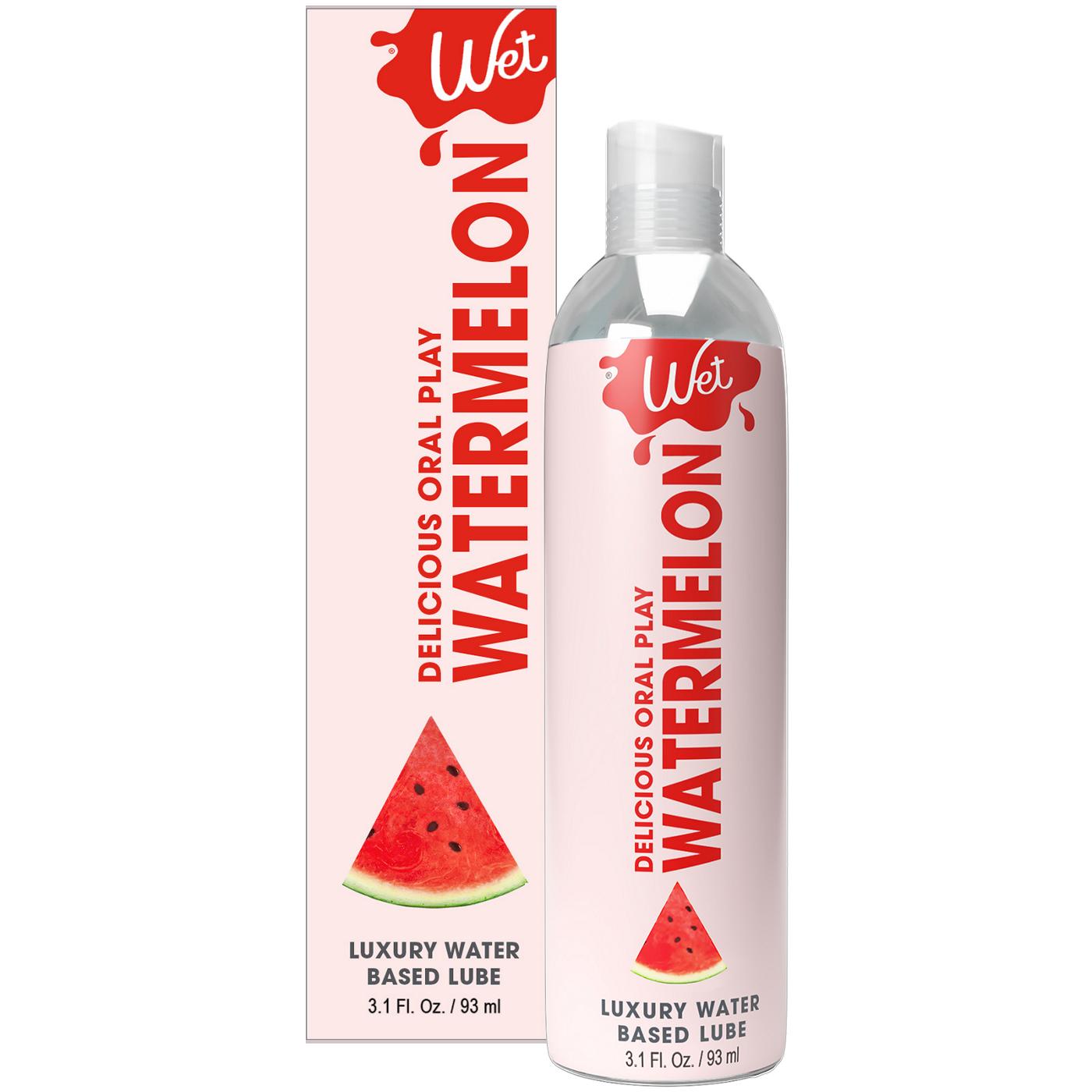 Wet Water-Based Flavored Personal Lubricant - Watermelon; image 3 of 5