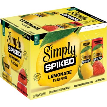 Simply Spiked Lemonade, 12pk 12oz Can