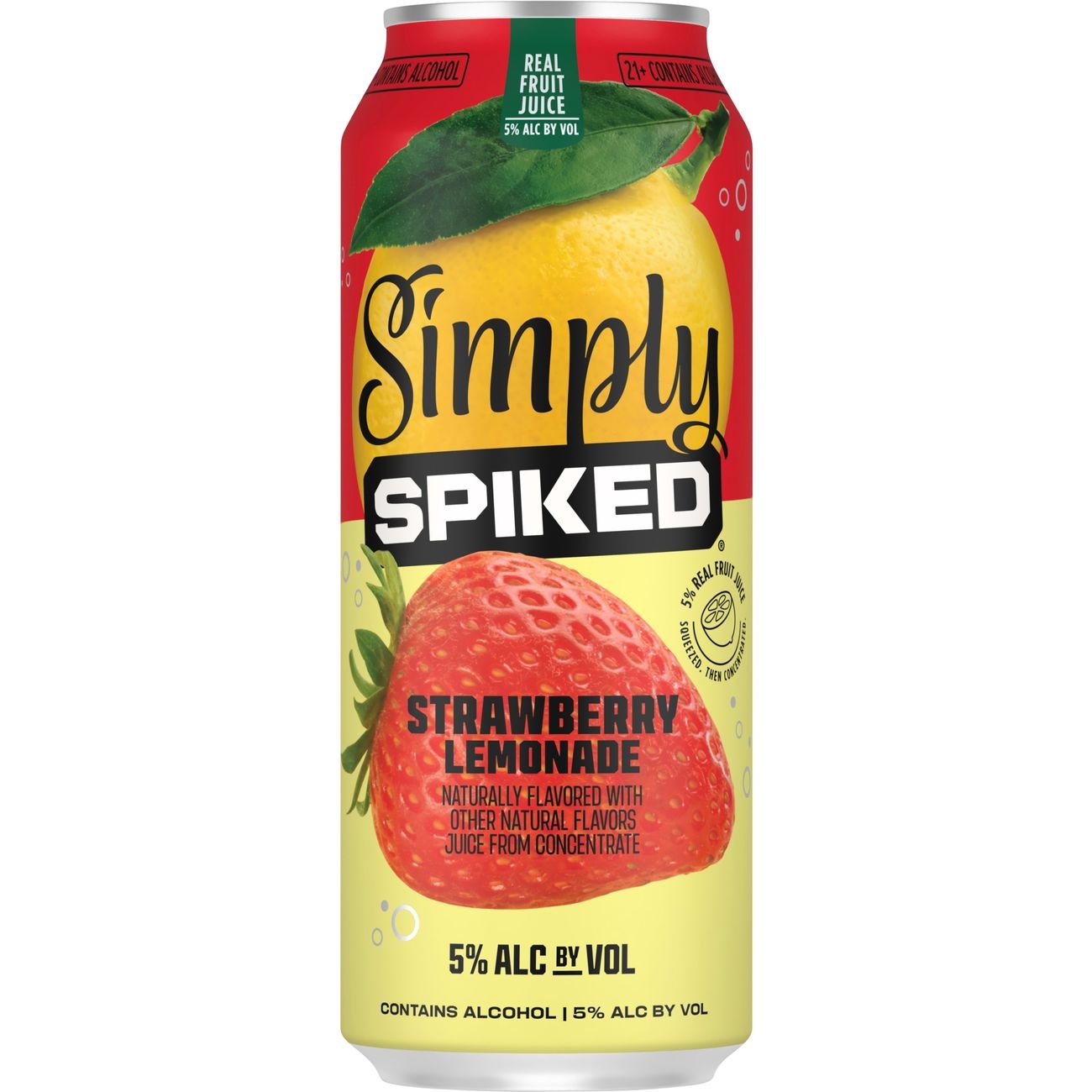 Simply Spiked Strawberry Lemonade, 24 oz