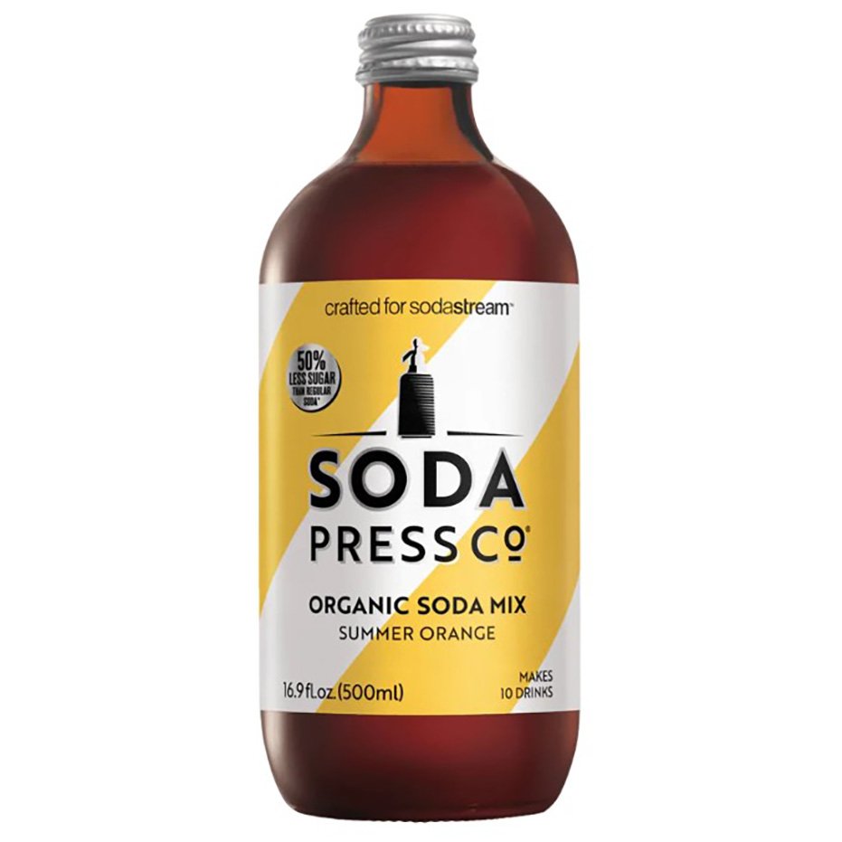 SodaStream Soda Press Organic Soda Mix Summer Orange Shop Mixes