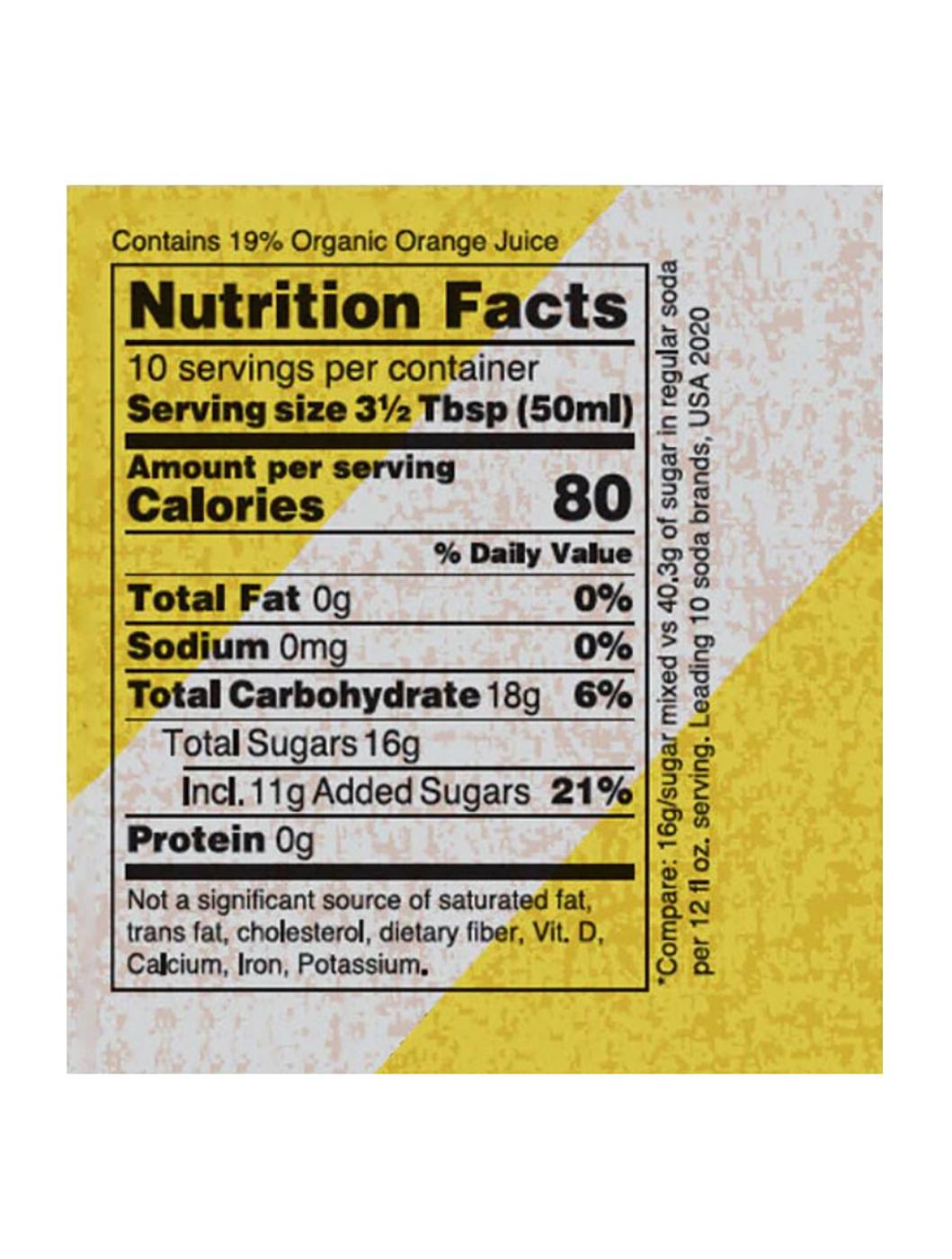 SodaStream Soda Press Organic Soda Mix Summer Orange Shop Mixes