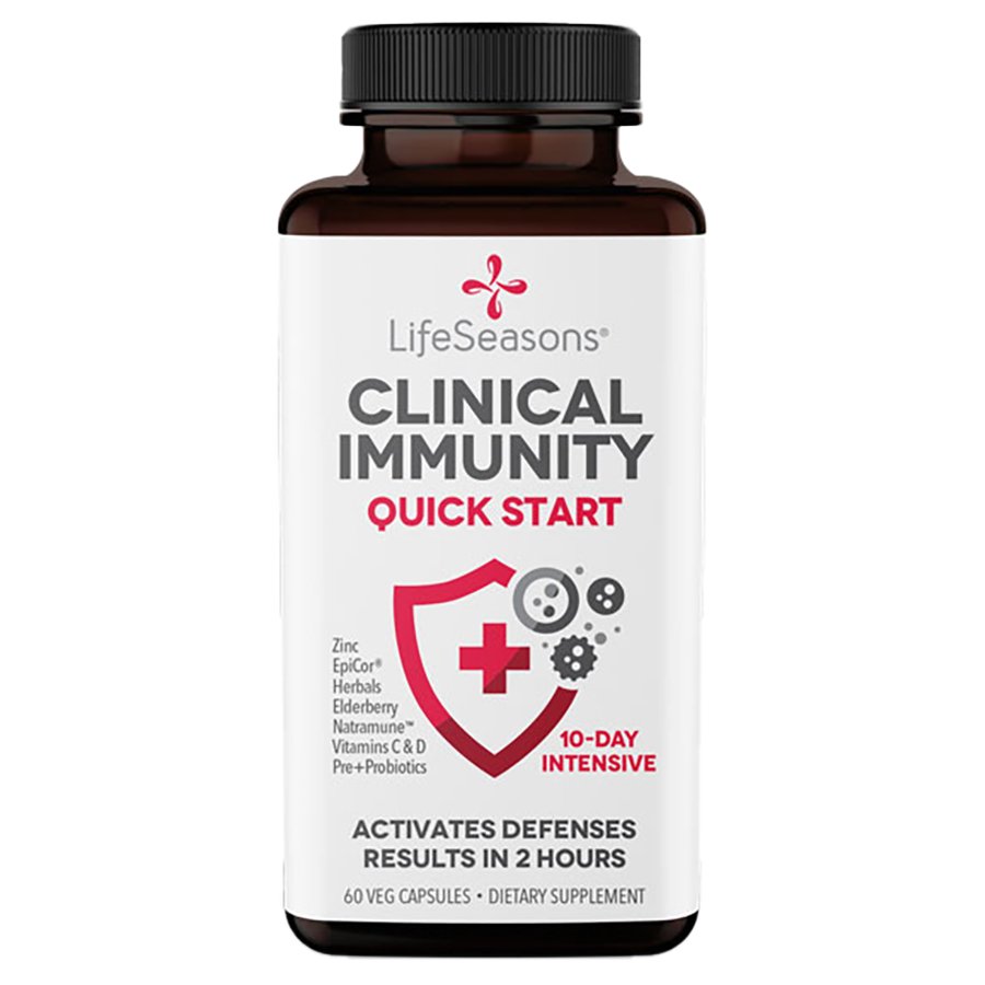 LifeSeasons Clinical Immunity Quick-Start Veg Capsules, 60 ct
