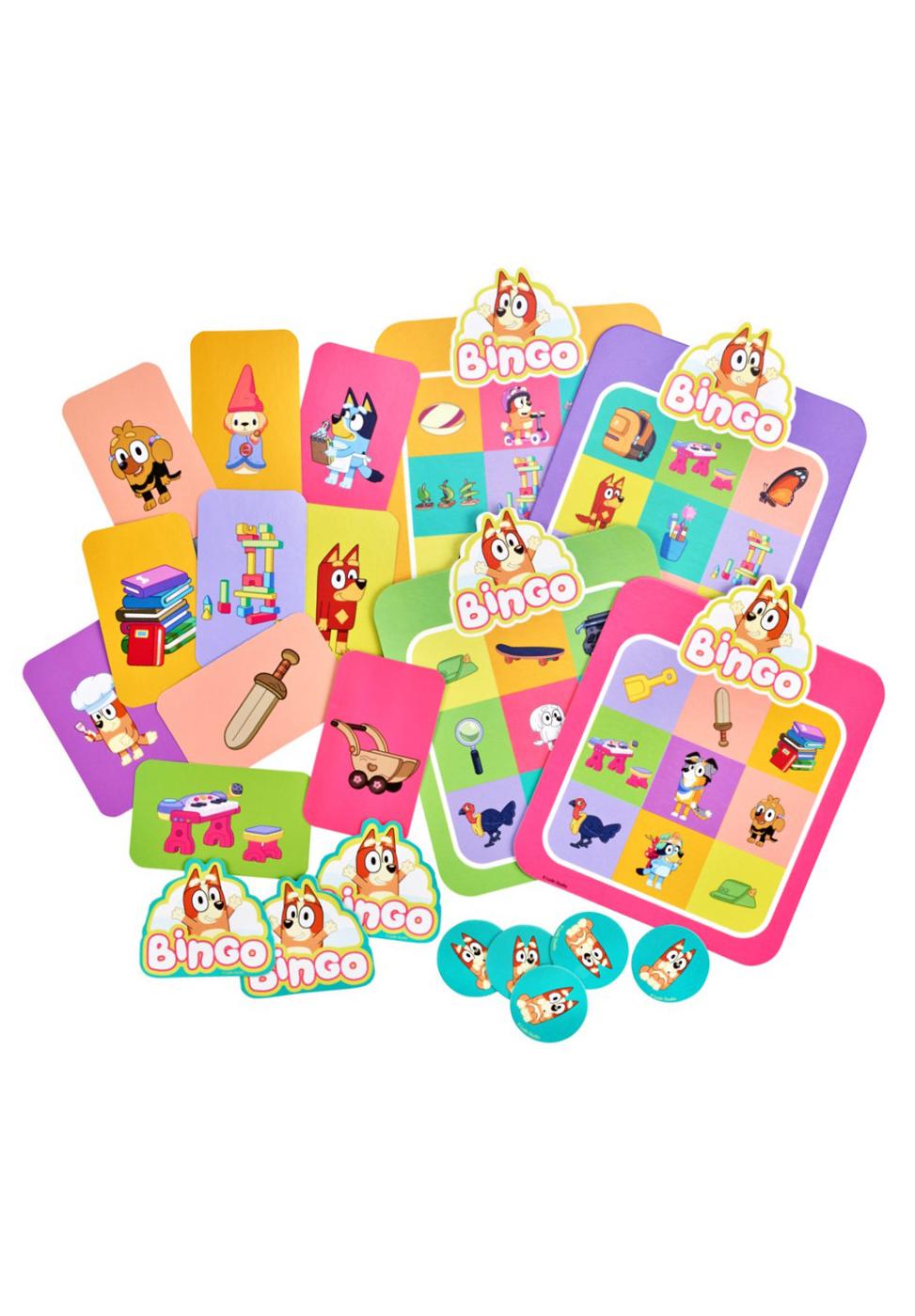 Moose Toys Bluey Bingo’s Bingo School Friends Edition Card Game; image 2 of 2