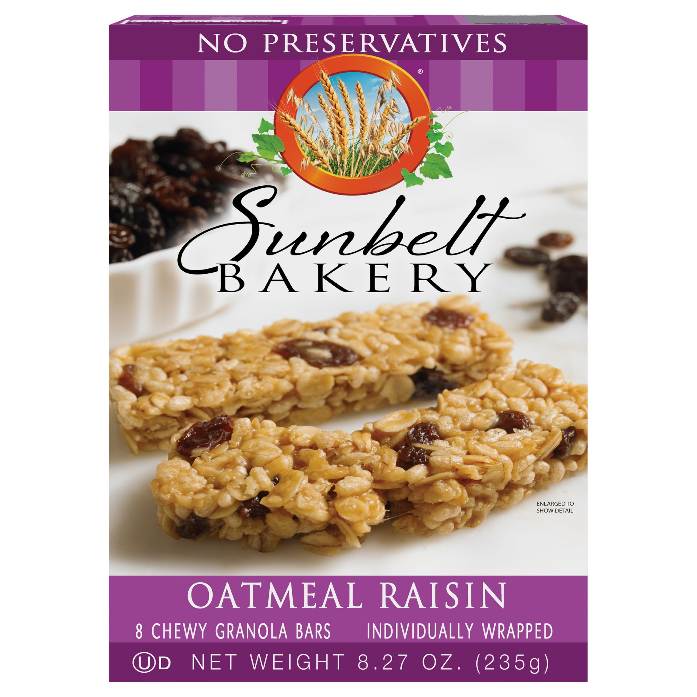 Sunbelt Bakery Oatmeal Raisin Granola Bars Shop Snacks & Candy at HEB
