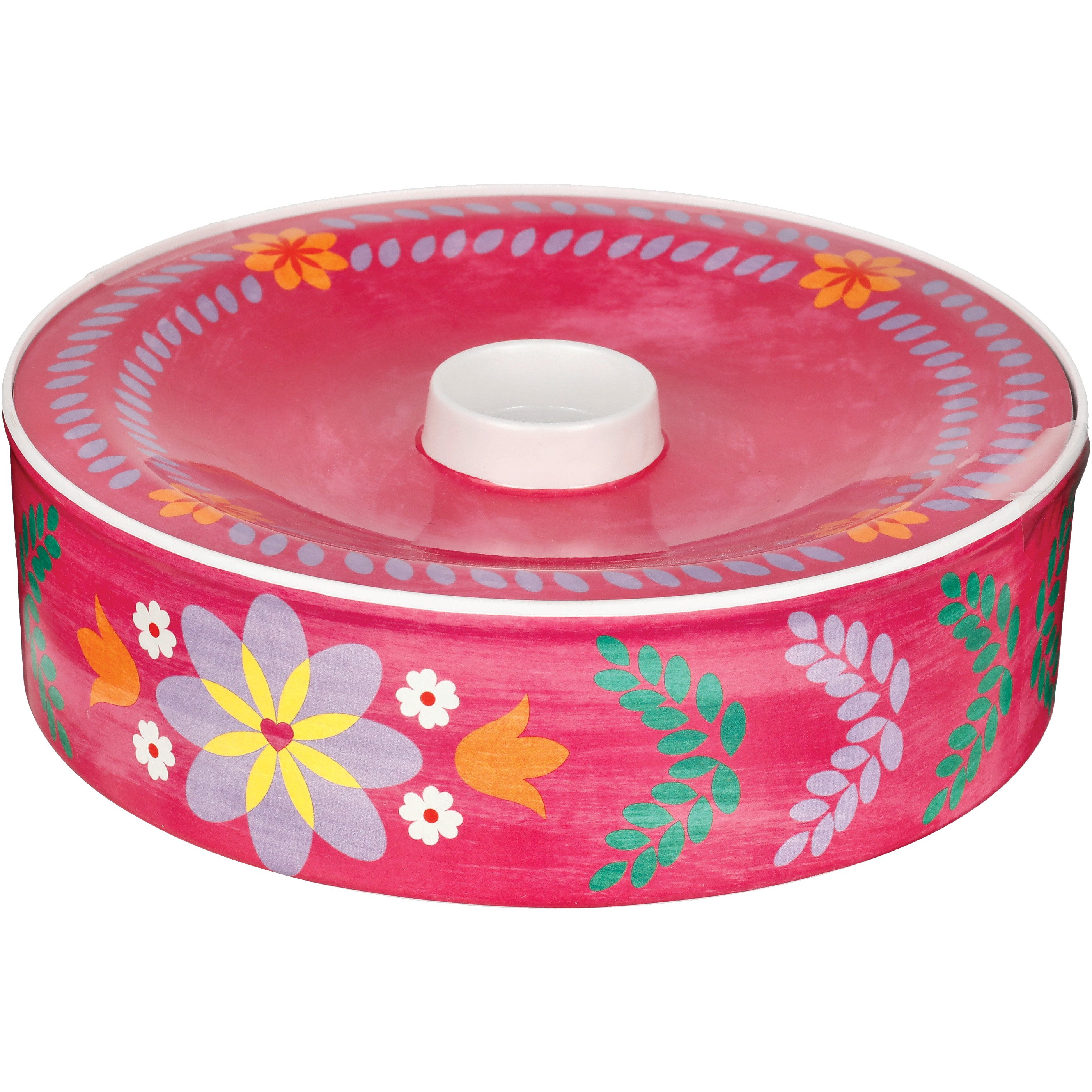 Destination Holiday Floral Melamine Fiesta Tortilla Warmer Shop   007280033 1