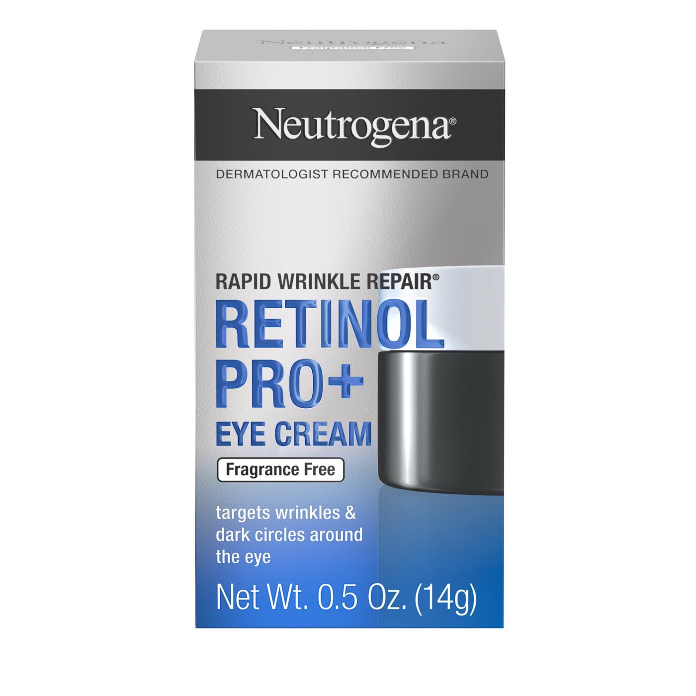 Neutrogena Rapid Wrinkle Repair Retinol Pro + Eye Cream; image 1 of 3