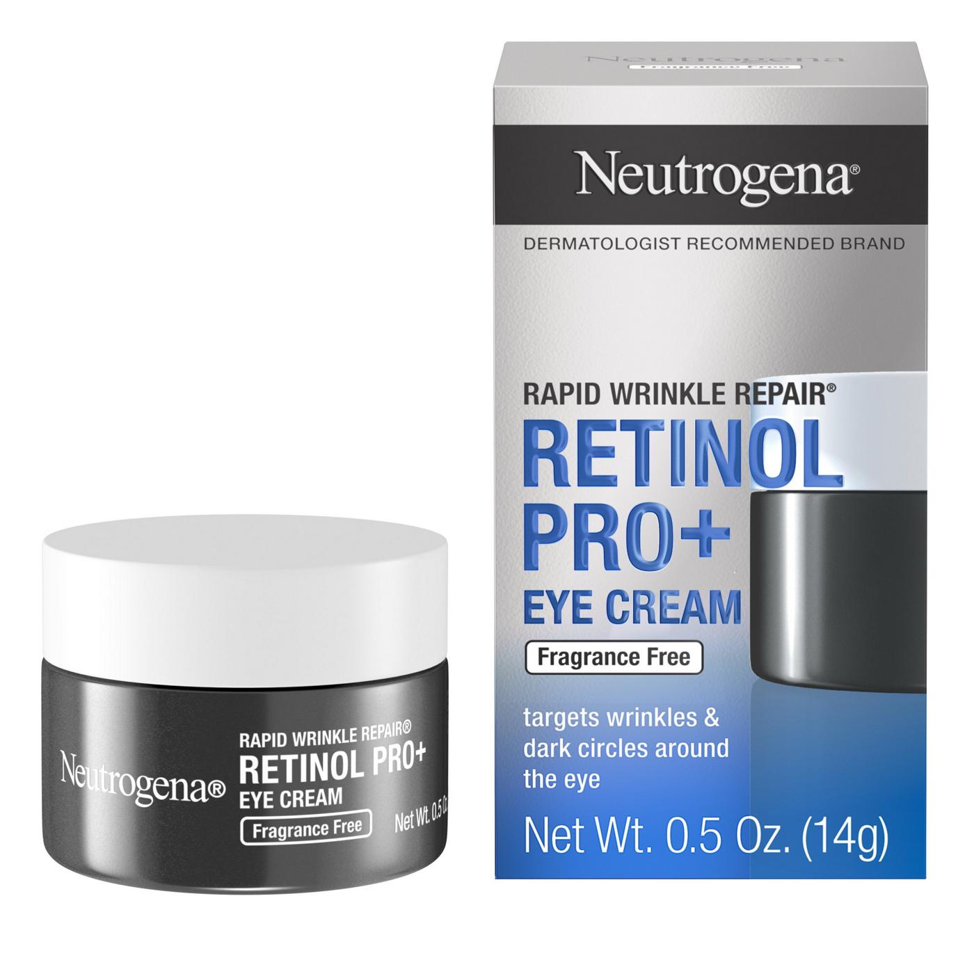 Neutrogena Rapid Wrinkle Repair Retinol Pro + Eye Cream; image 2 of 3