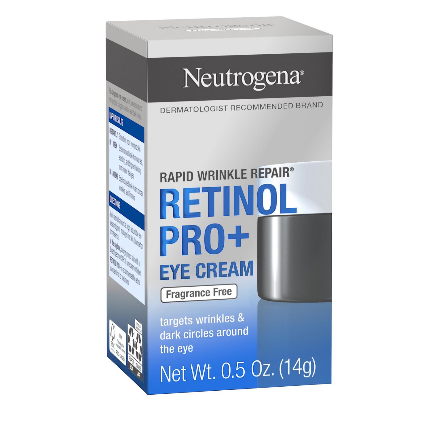 Neutrogena Unscented Visible Repair Retinol Pro+ Eye Cream; image 4 of 5