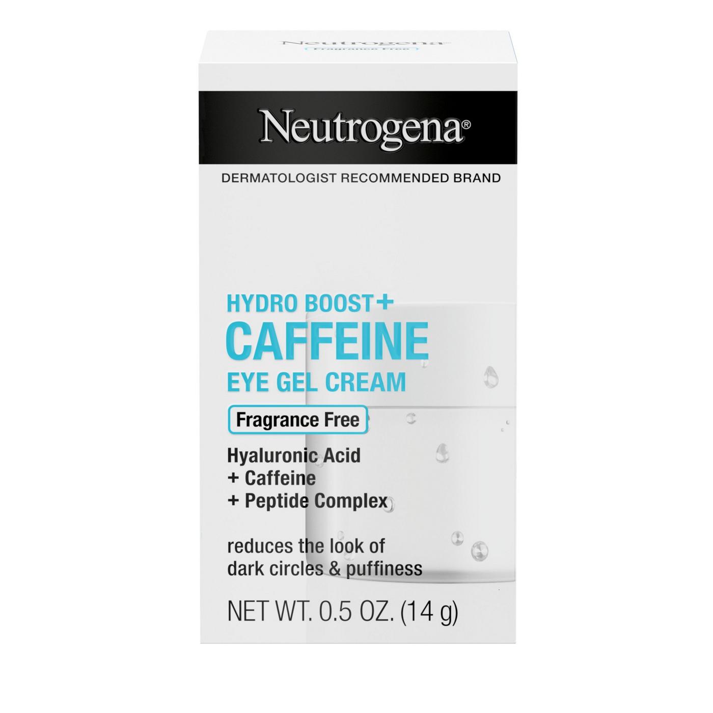 Neutrogena Hydro Boost + Caffeine Eye Gel Cream; image 1 of 8