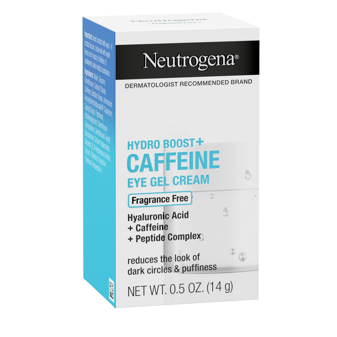 Neutrogena Hydro Boost + Caffeine Eye Gel Cream; image 2 of 8