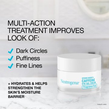 Neutrogena Hydro Boost + Caffeine Eye Gel Cream, 0.5 oz