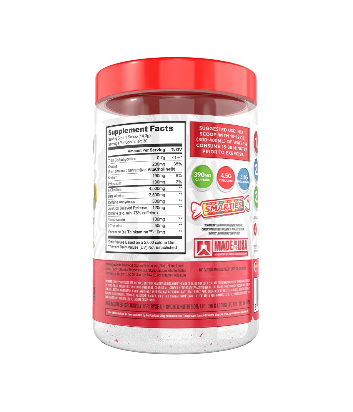 Ryse Pre Workout Smarties Shop Diet & fitness at HEB