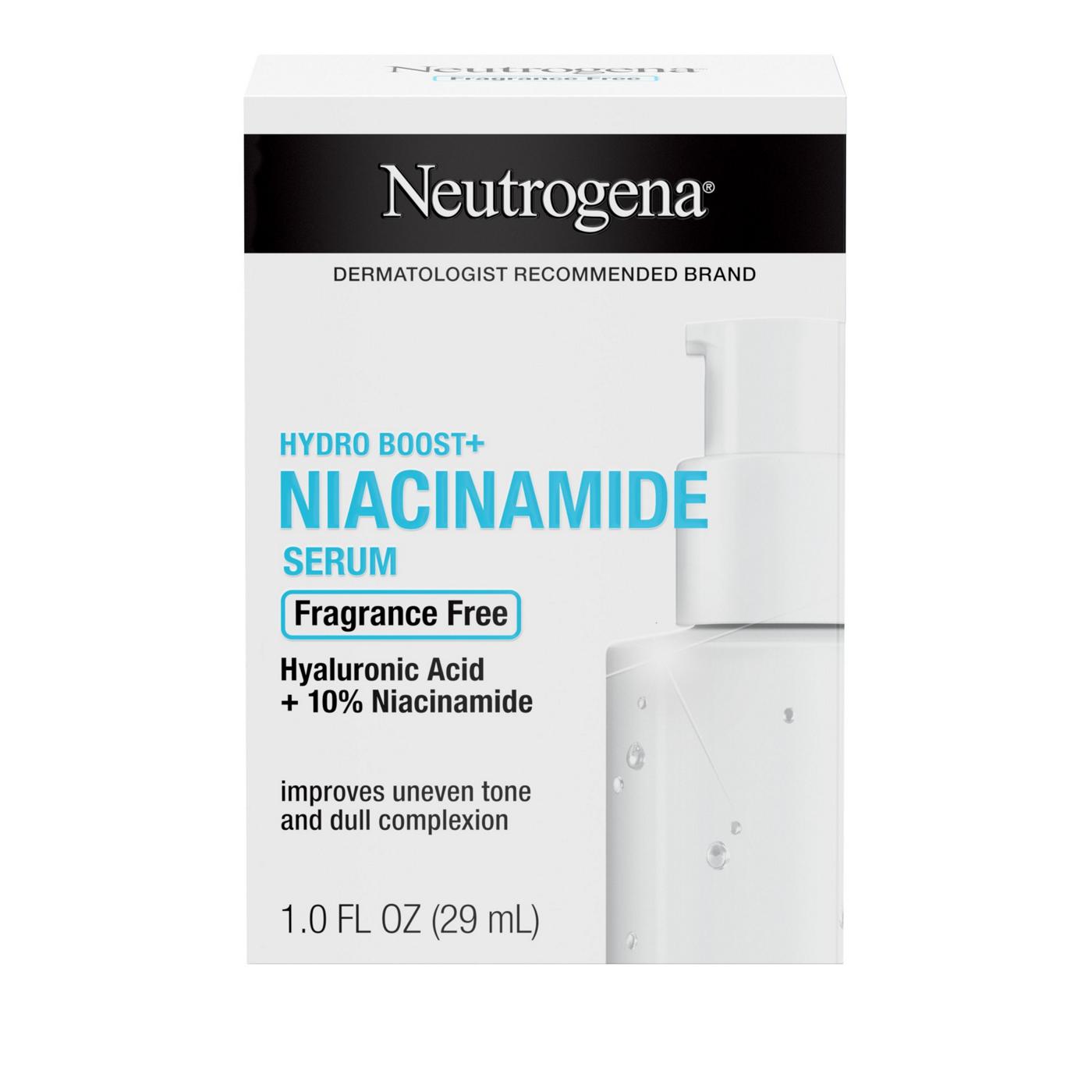 Neutrogena Hydro Boost+ Niacinamide Face Serum; image 1 of 8