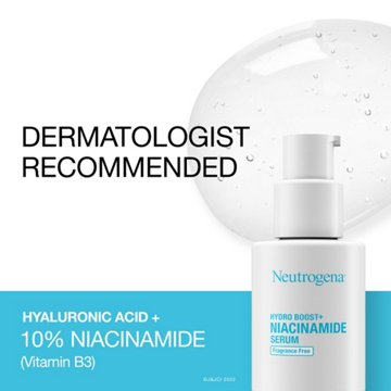 Neutrogena Hydro Boost+ Niacinamide Face Serum, 1 oz
