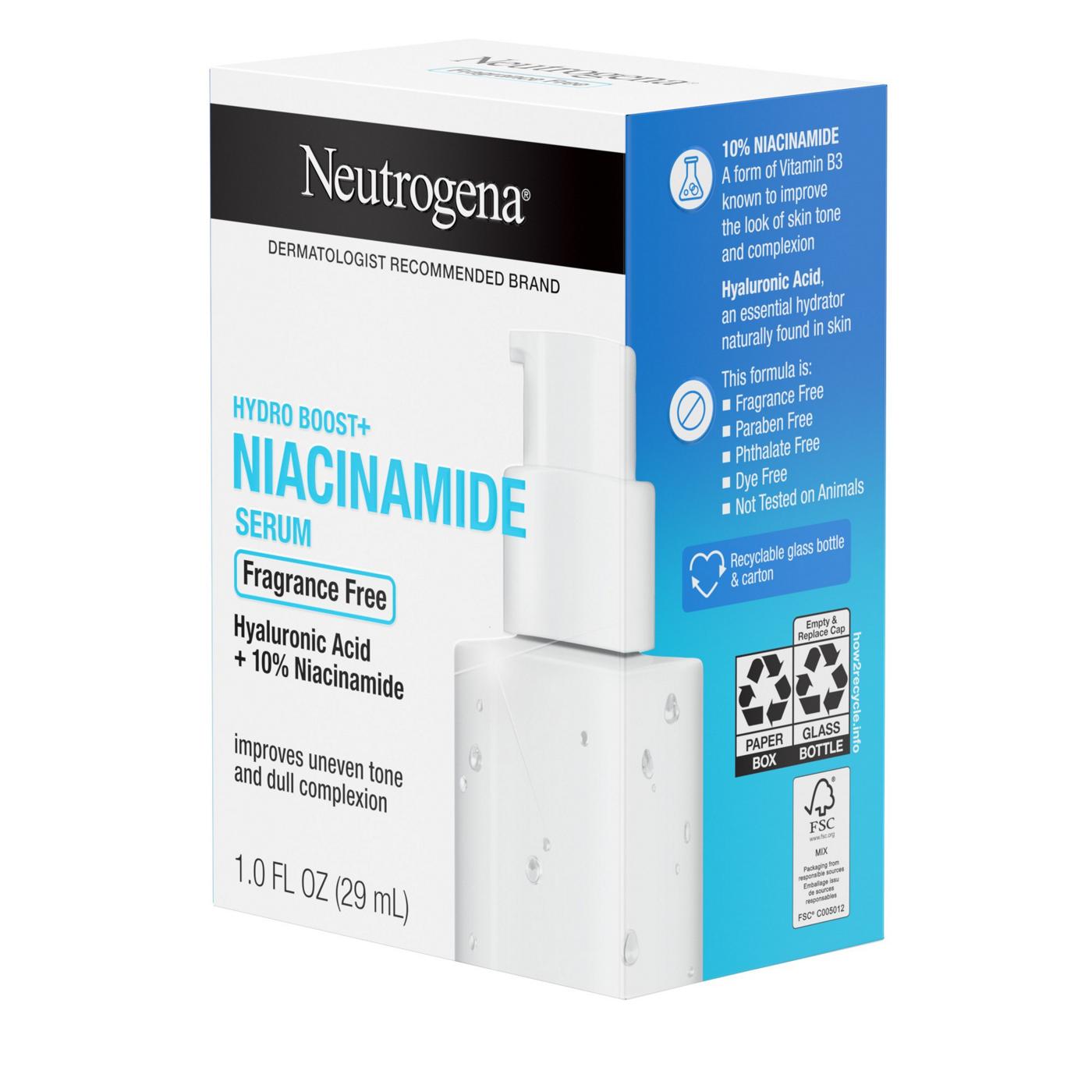 Neutrogena Hydro Boost+ Niacinamide Face Serum; image 4 of 8