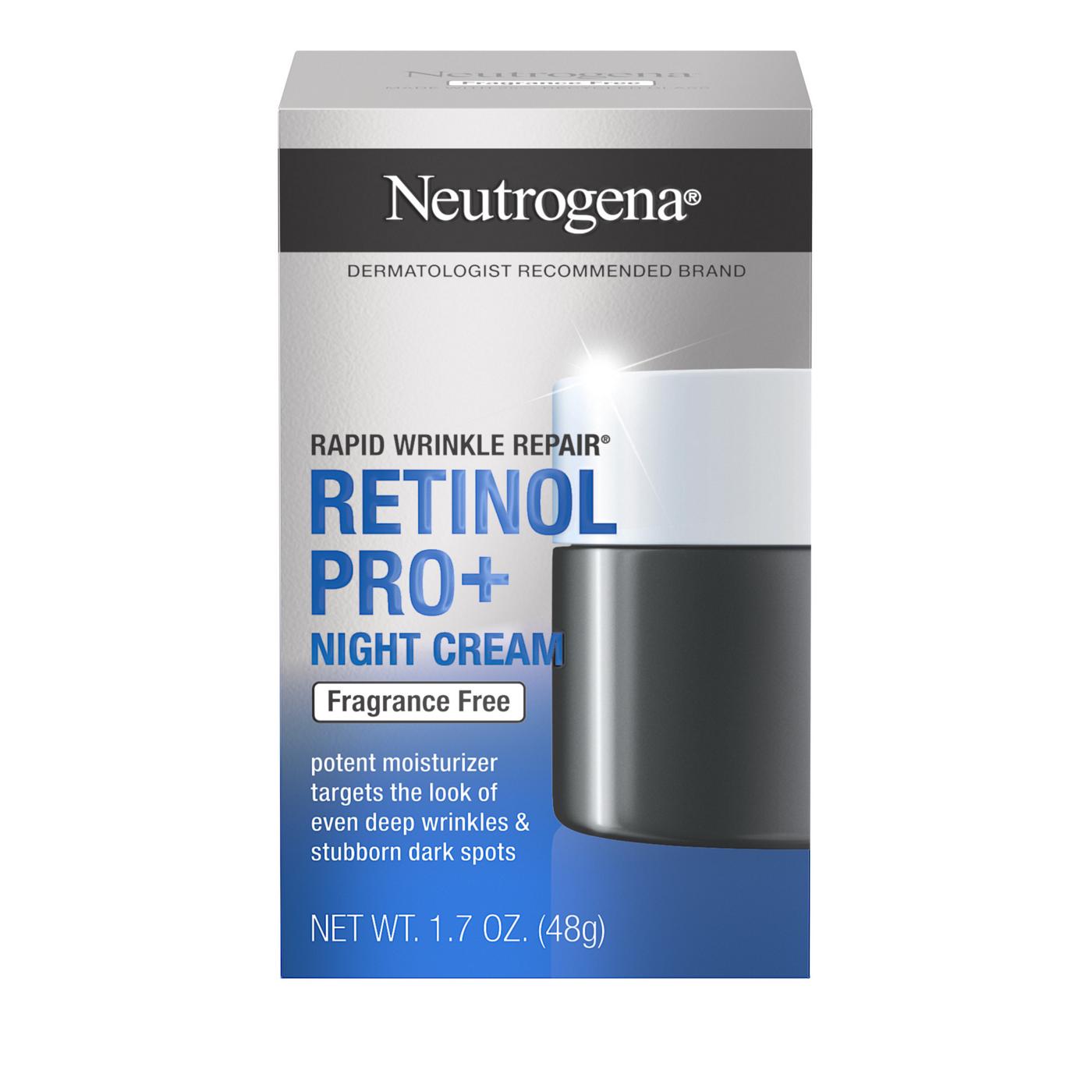 Neutrogena Rapid Wrinkle Repair Retinol Pro+ Night Cream; image 1 of 8