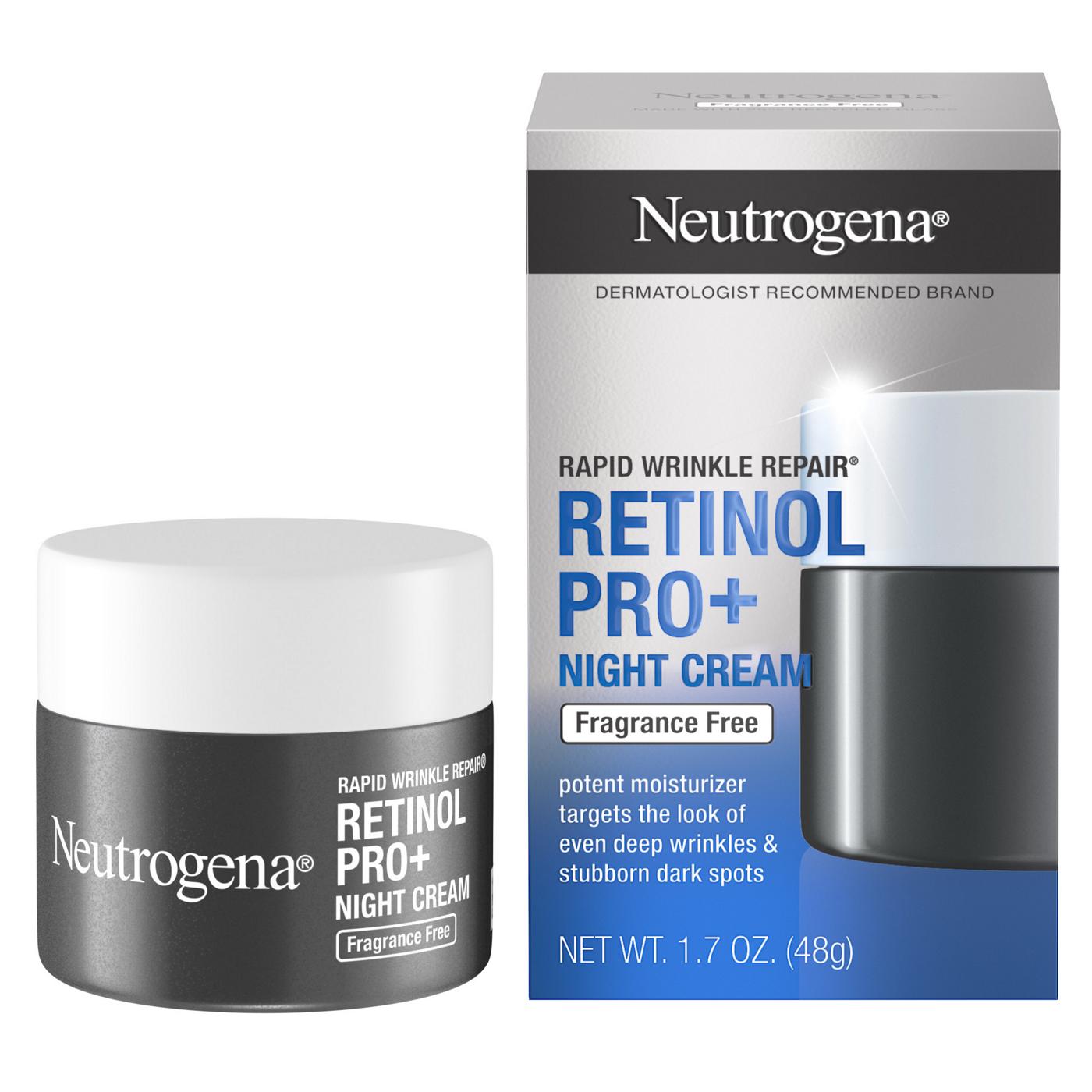 Neutrogena Rapid Wrinkle Repair Retinol Pro+ Night Cream; image 2 of 8