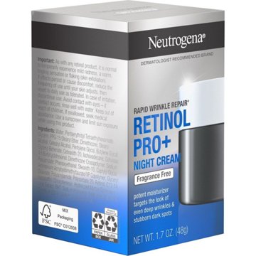 Neutrogena Rapid Wrinkle Repair Retinol Pro+ Night Cream, 1.7 oz