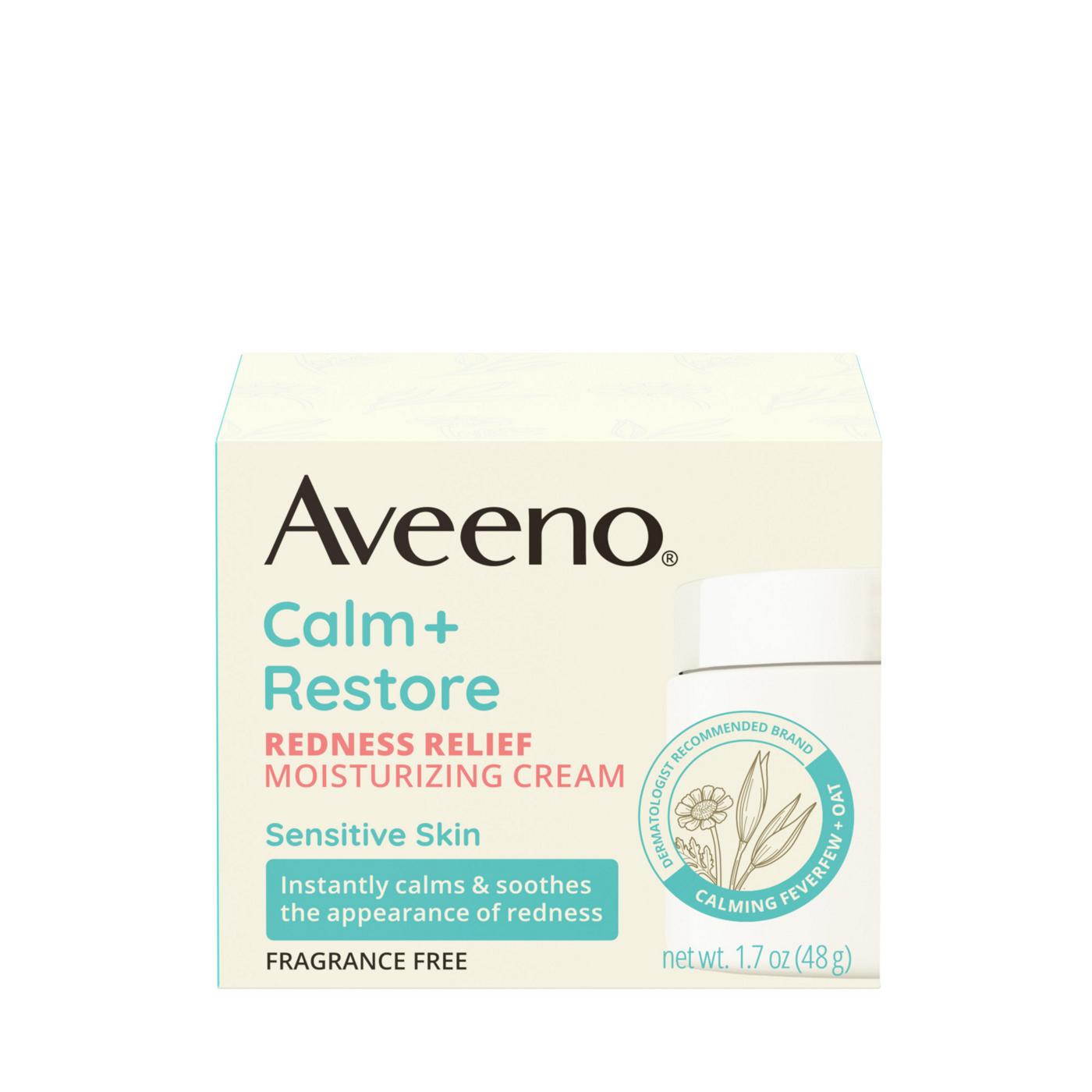 Aveeno Calm + Restore Redness Relief Moisturizing Cream; image 1 of 8