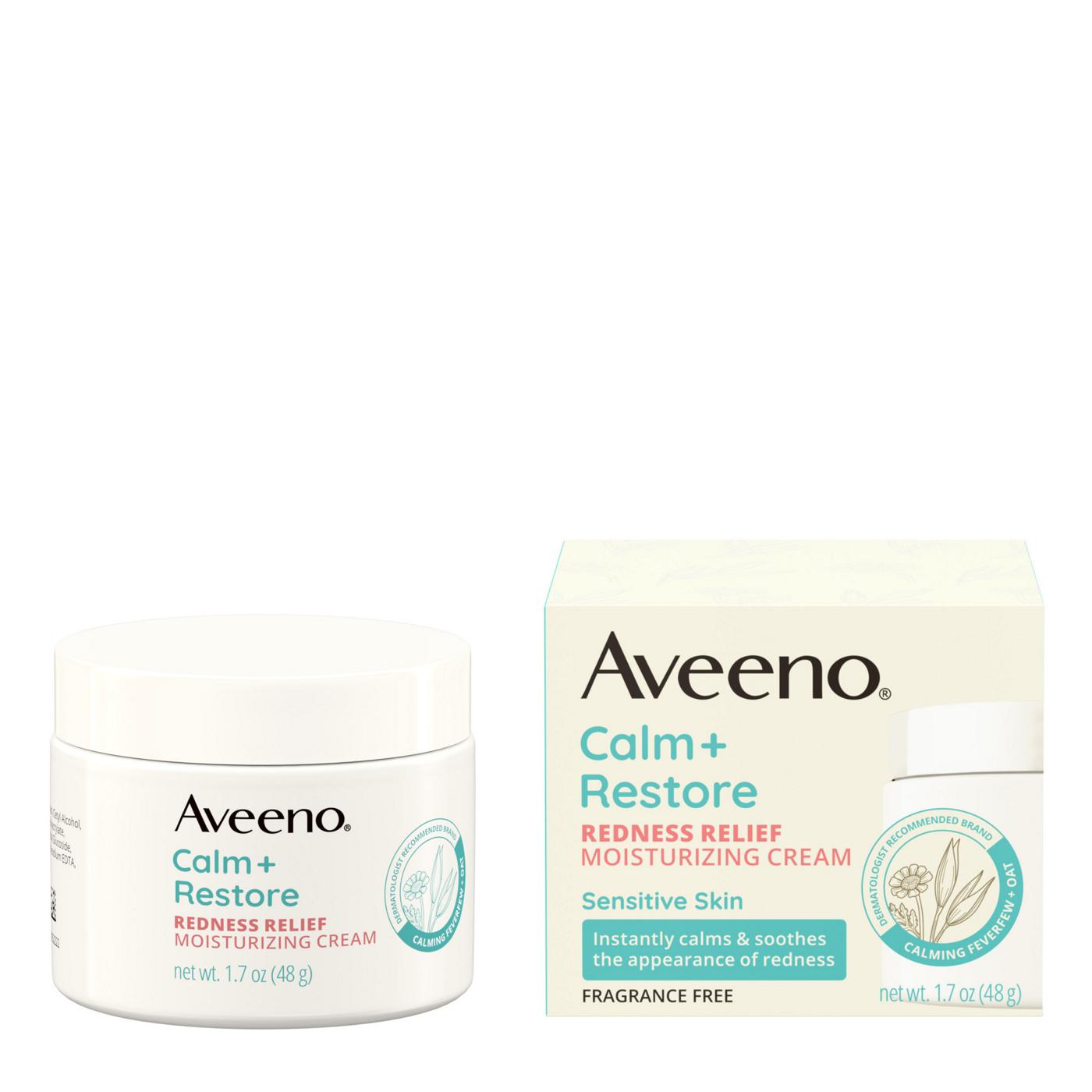 Aveeno Calm + Restore Redness Relief Moisturizing Cream; image 4 of 8