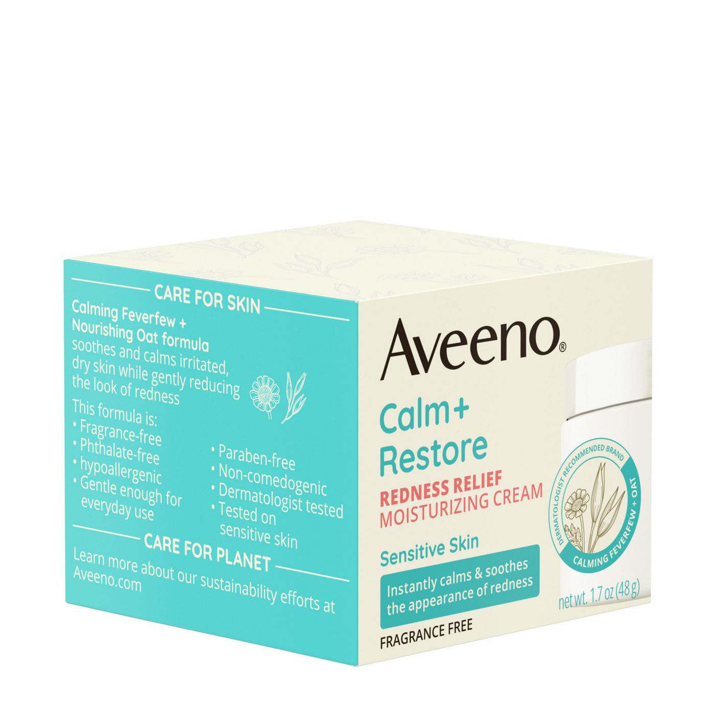 Aveeno Calm + Restore Redness Relief Moisturizing Cream; image 5 of 8