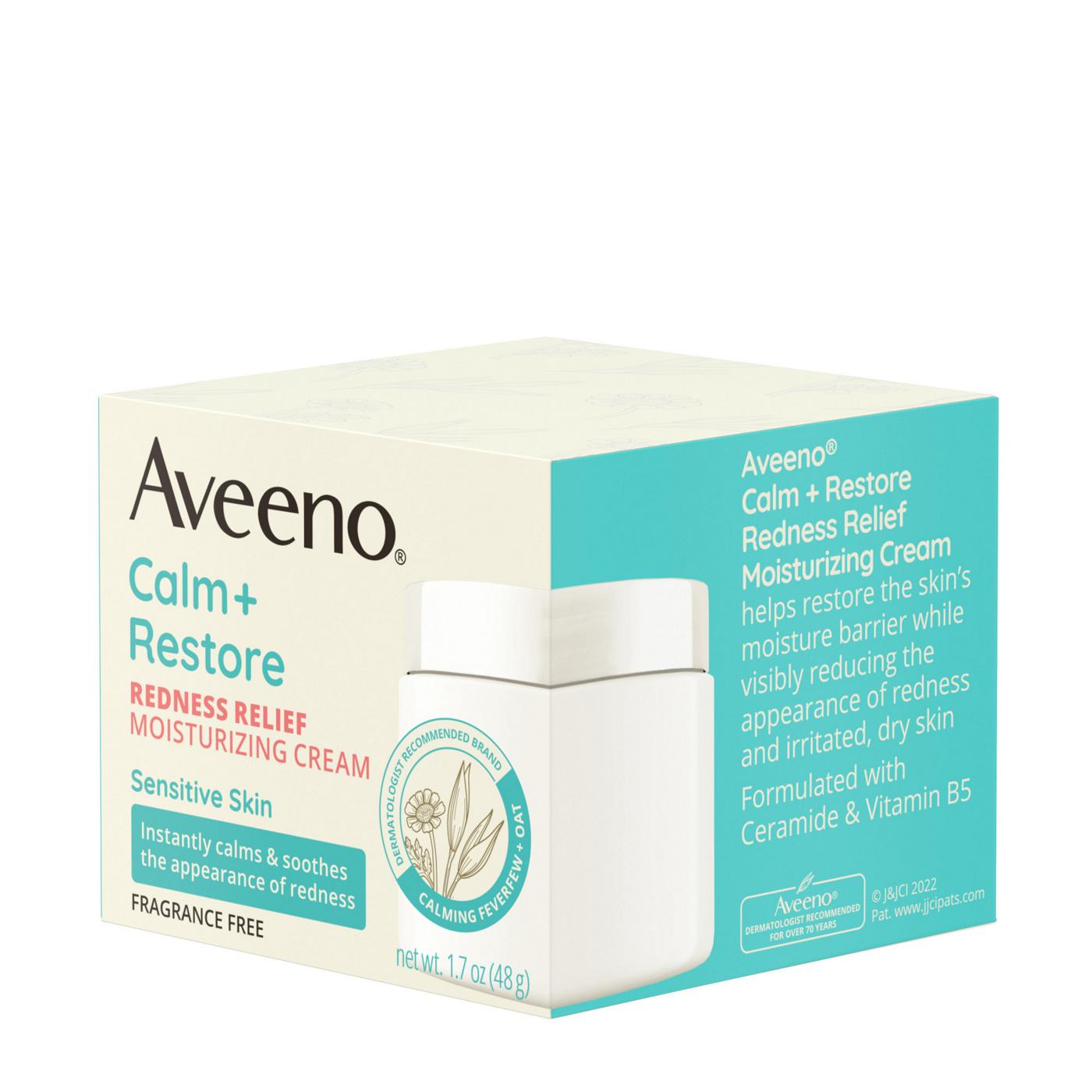 Aveeno Calm + Restore Redness Relief Moisturizing Cream; image 7 of 8