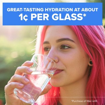 Brita Tahoe Large Water Filter Water Pitcher, 10 Cup