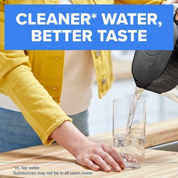 Brita Tahoe Large Water Filter Water Pitcher, 10 Cup