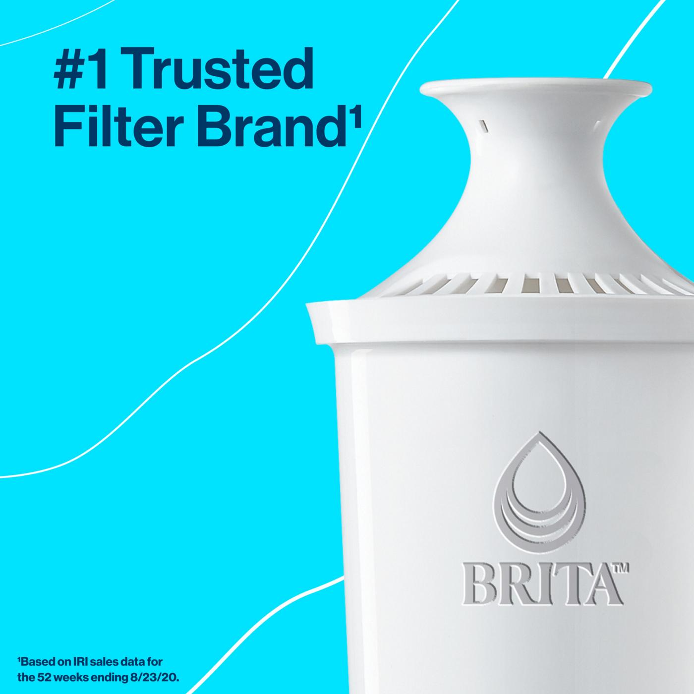 Brita Tahoe Water Filtration System Pitcher - White; image 6 of 10