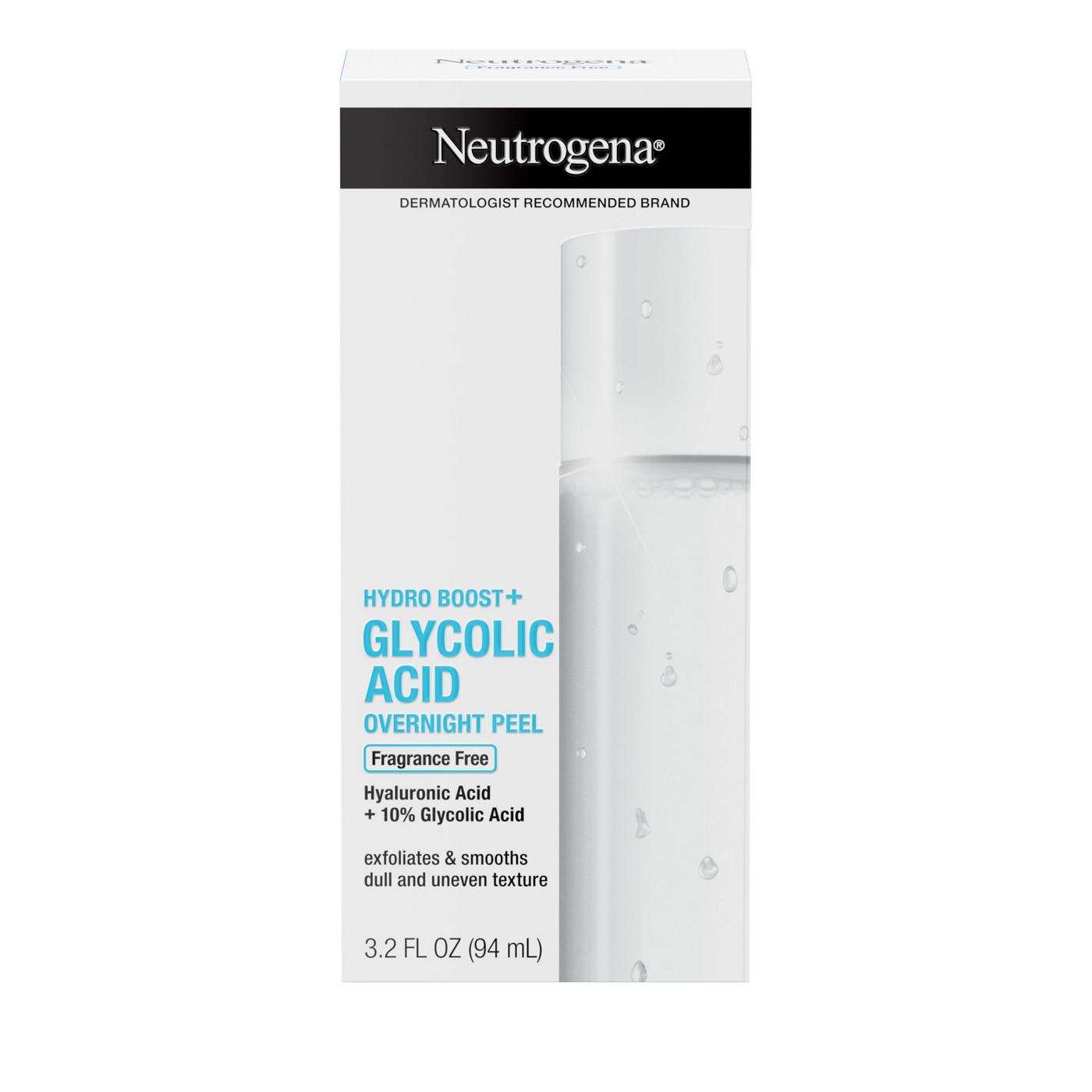 Neutrogena Hydro Boost + Glycolic Acid Overnight Peel; image 1 of 6